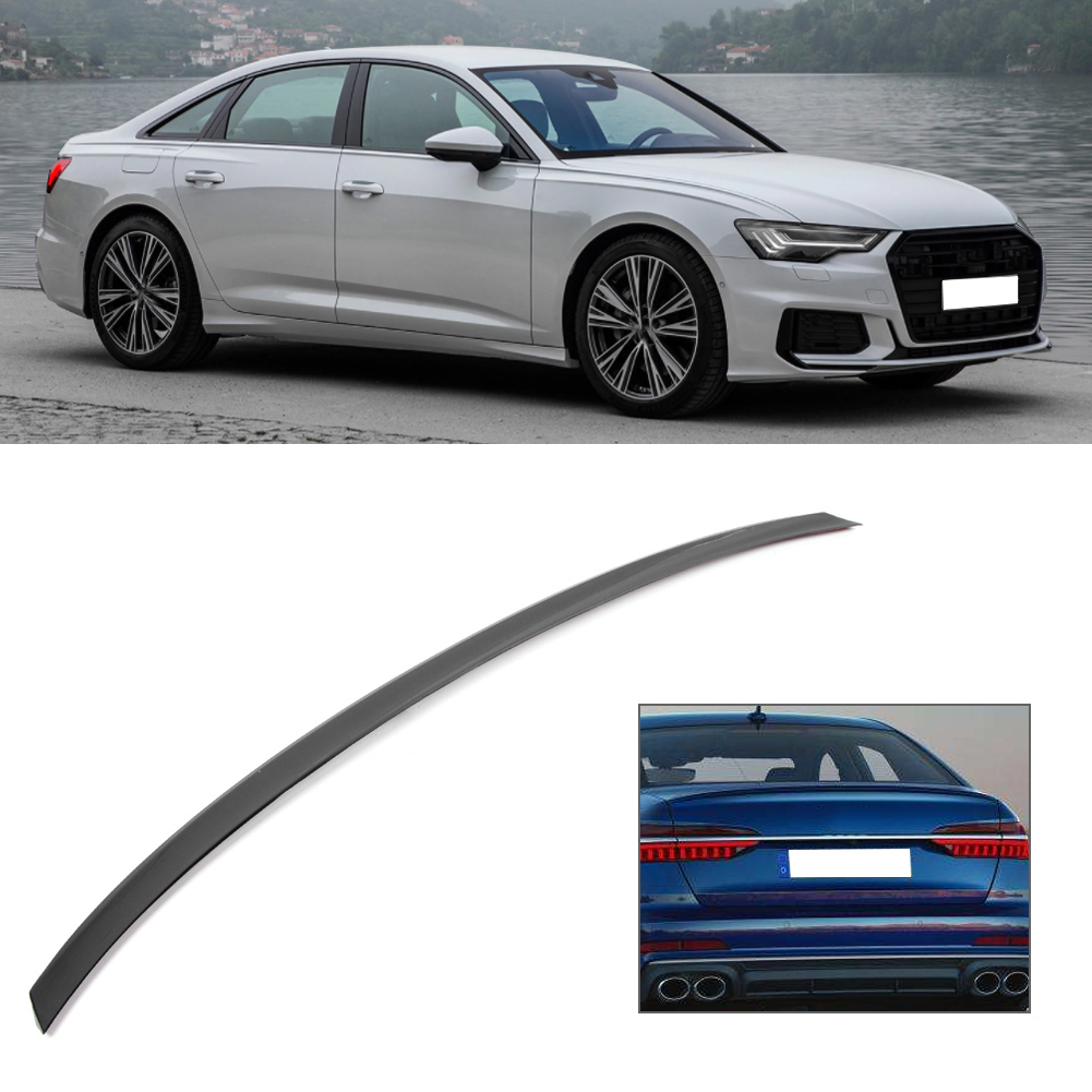 Heckspoiler Heckflügel Hochglanzschwarz Im S6-stil, Passend Für Audi A6 C8 Ab Baujahr 2019