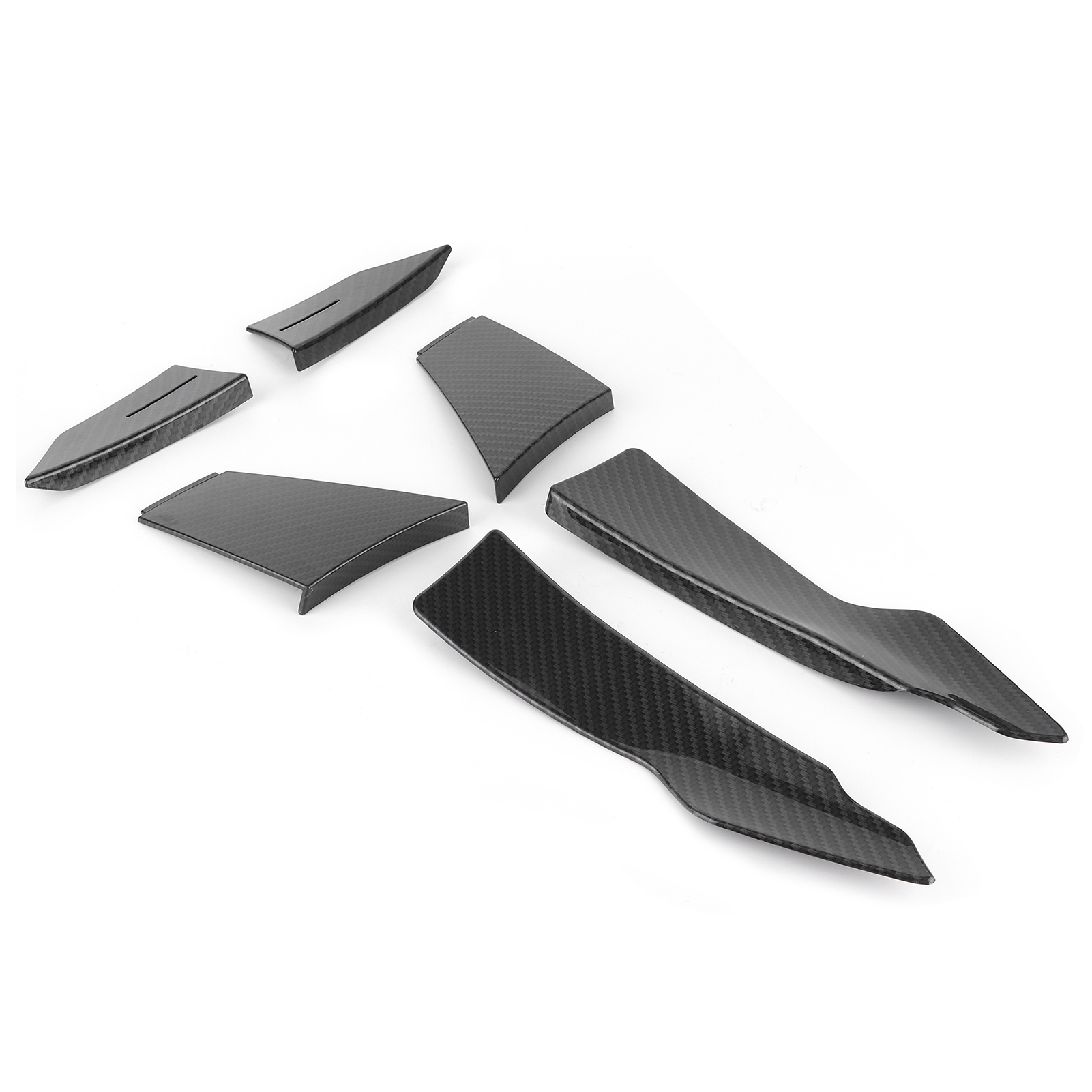 Paar Frontlippensplitter, Stoßstangen-seitenfinnen, Abs-karosseriespoiler, Passend Für 3er F80 M3 15-19