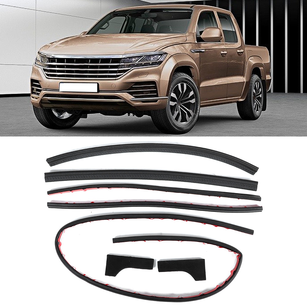 5-teiliges Set Hochwertiger, Langlebiger, Staub- Und Wasserdichter Gummidichtungen Für Die Heckklappe, Passend Für Amarok 2010 - 2019
