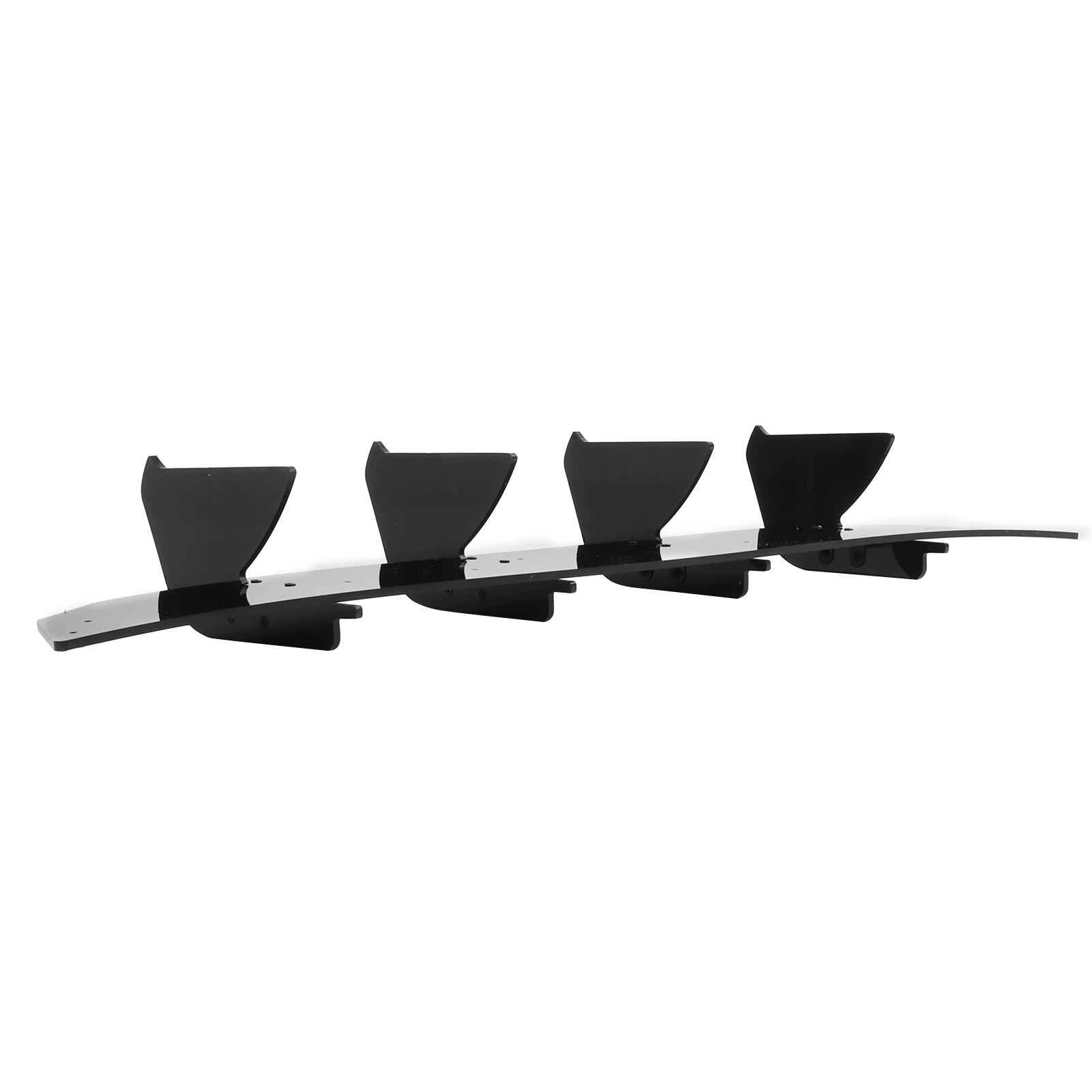 Heckstoßstangendiffusor In Hochglanzschwarz, Stoßstangenlippe Im Maxton-stil, Kompatibel Mit Vw Golf Mk8 Ab Baujahr 2021, Ästhetische Heckschürzenverlängerung