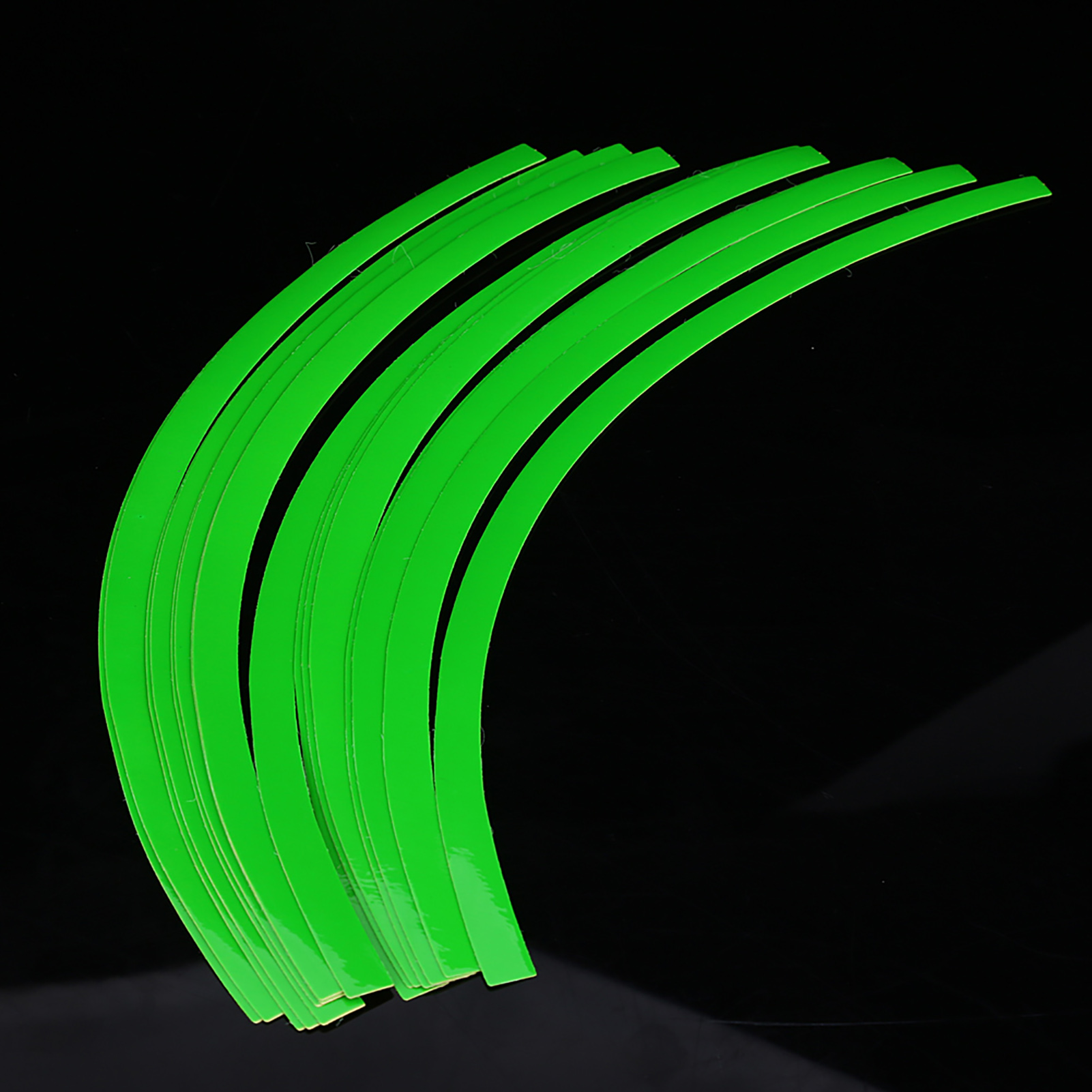 Reflektierender Klebestreifen Für Auto- Und Motorradfelgen, Dekorative Aufkleberfolie In 6 Farben, Fluoreszierendes Grün, Dekorativer Zierstreifen