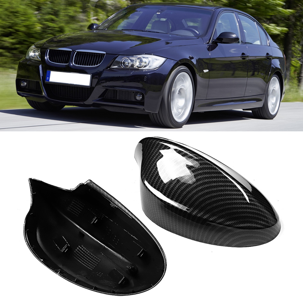 Außenspiegelset (links Und Rechts), Carbon-optik, Kratzfest, Passend Für Bmw E90 (2005–2007), Spiegelkappenpaar