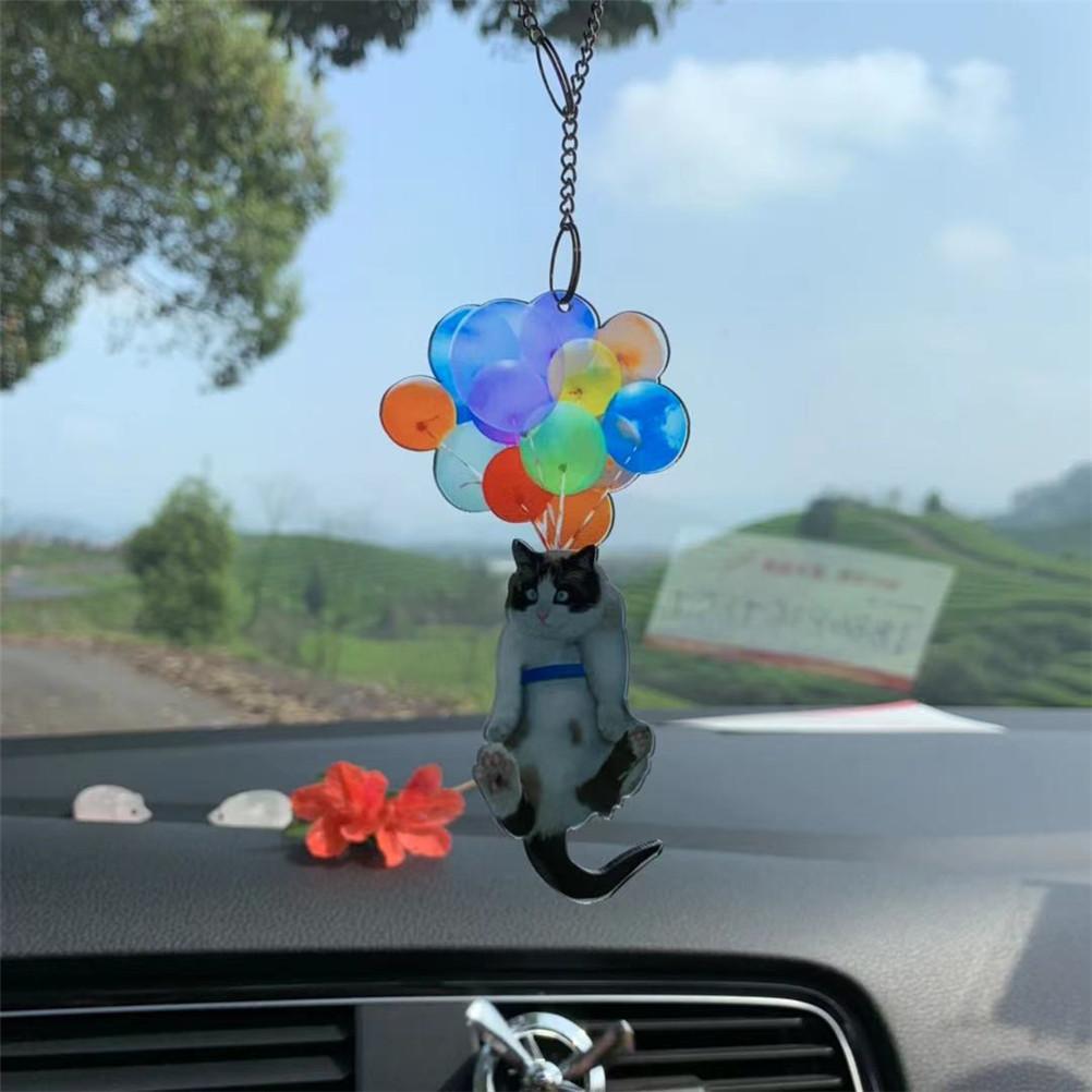 Hängende Katze Fürs Auto, Innendekoration, Autoanhänger, Rückspiegelornament, Fahrzeugzubehör, Unikat.