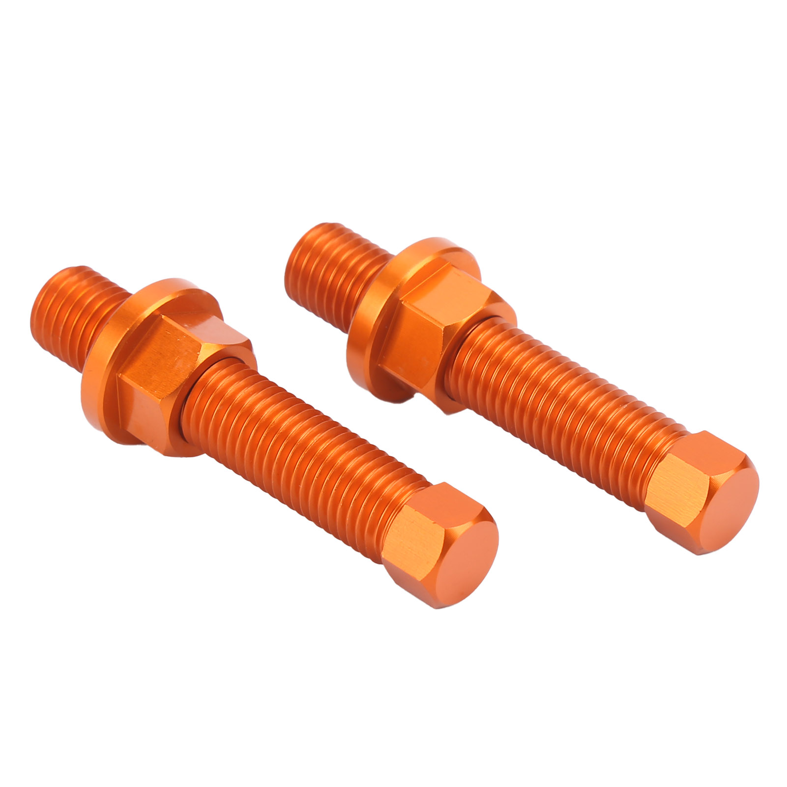 Stück Kettenspannschrauben 50304040100 Ersatzteil, Kompatibel Mit Sx, Sxf, Excf, Sxs, Smc, Orange