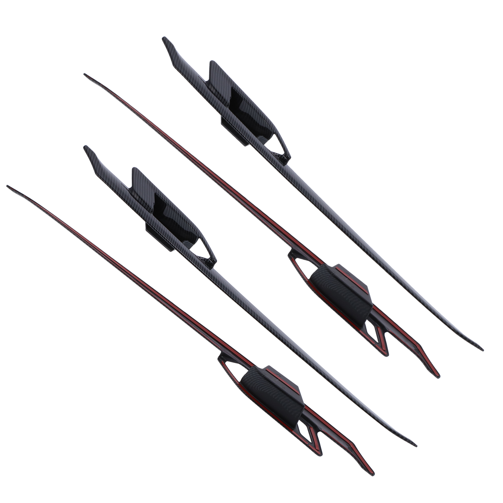 Türgriff-zierblende Innen, Carbonfaser-optik, Passend Für Vw Golf Mk8 2020–2021, Schutzblende, Interieur-zubehör, Carbonfaser, Hochglanz-finish, 2-teiliges Set