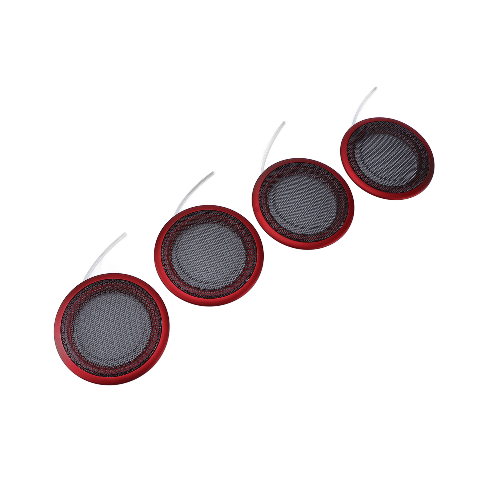 4er-set Halo-lichter Fürs Auto, Orange Und Gletscherblau, Ambientebeleuchtung, Kompatibel Mit Bmw 3er F30 (2012–2018), Rot, Ersatz Für Die Innenausstattung