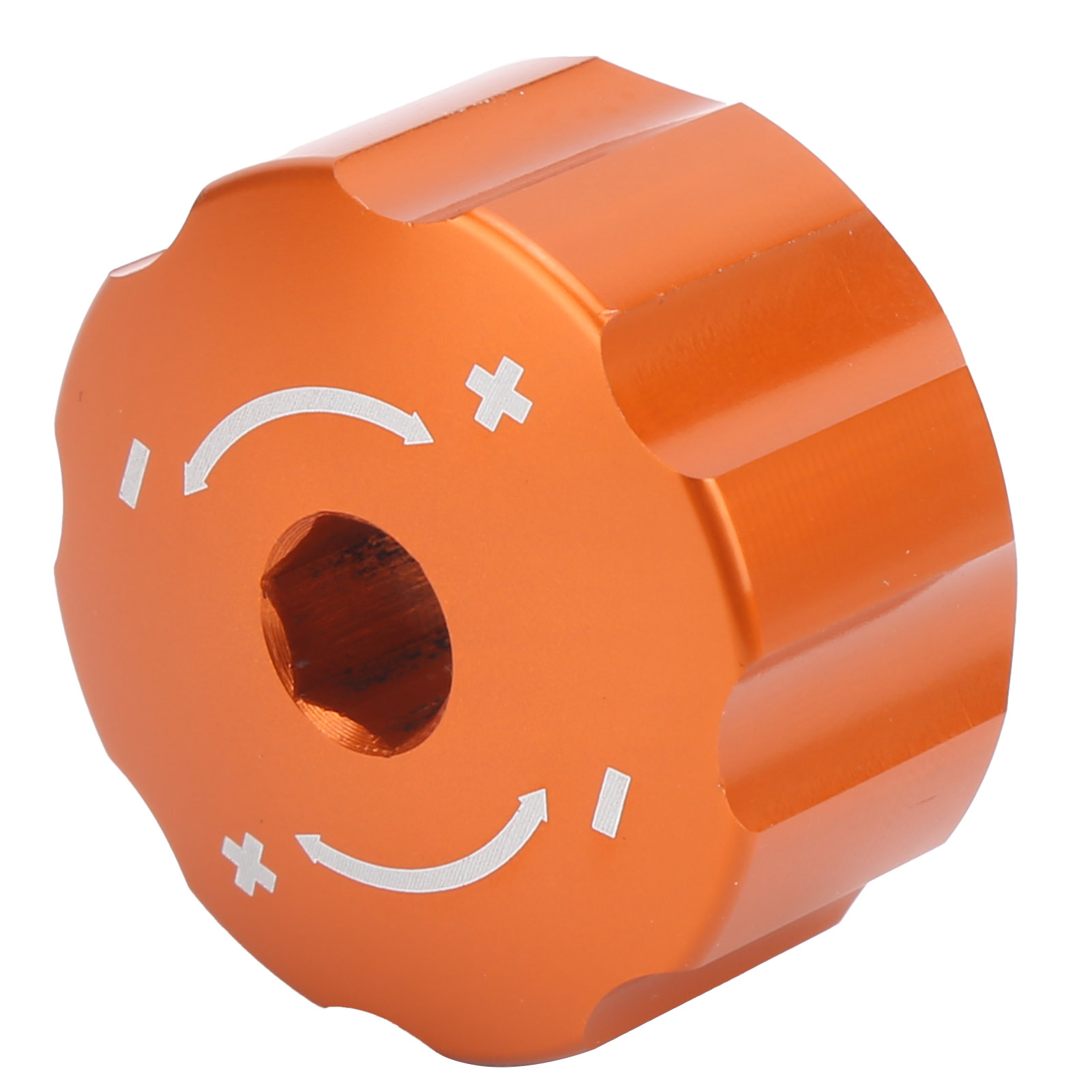 Cnc-gefräster Einstellknopf Aus Aluminium Für Hinteren Stoßdämpfer, Drehbolzen Passend Für 950/990 Adventure, Orange