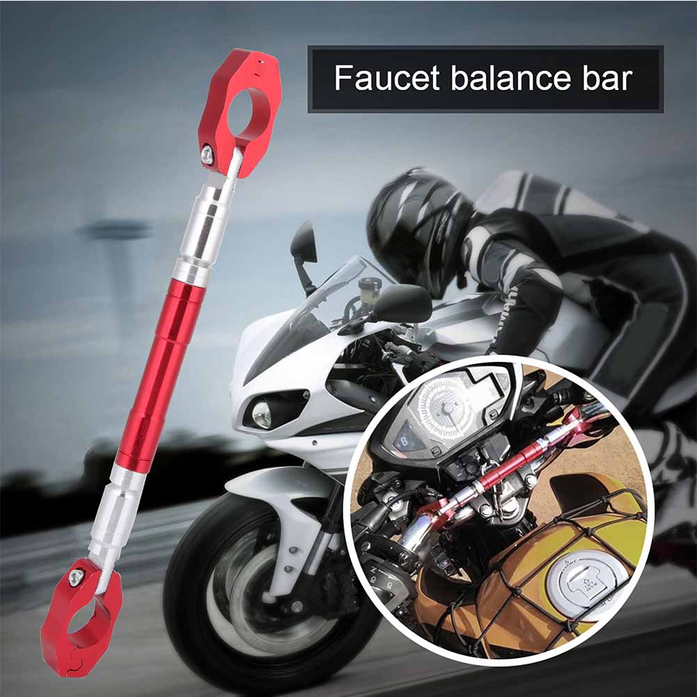 Verstellbare Motorrad-querstange Aus Aluminiumlegierung, Rot, Universelle Ausgleichsstange