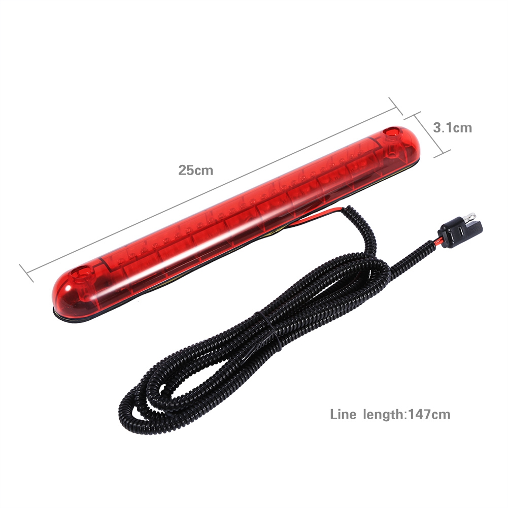 Universelle Rote 24-led-rückleuchte Für Autos, Dritte Bremsleuchte 12v, Kfz-blinker