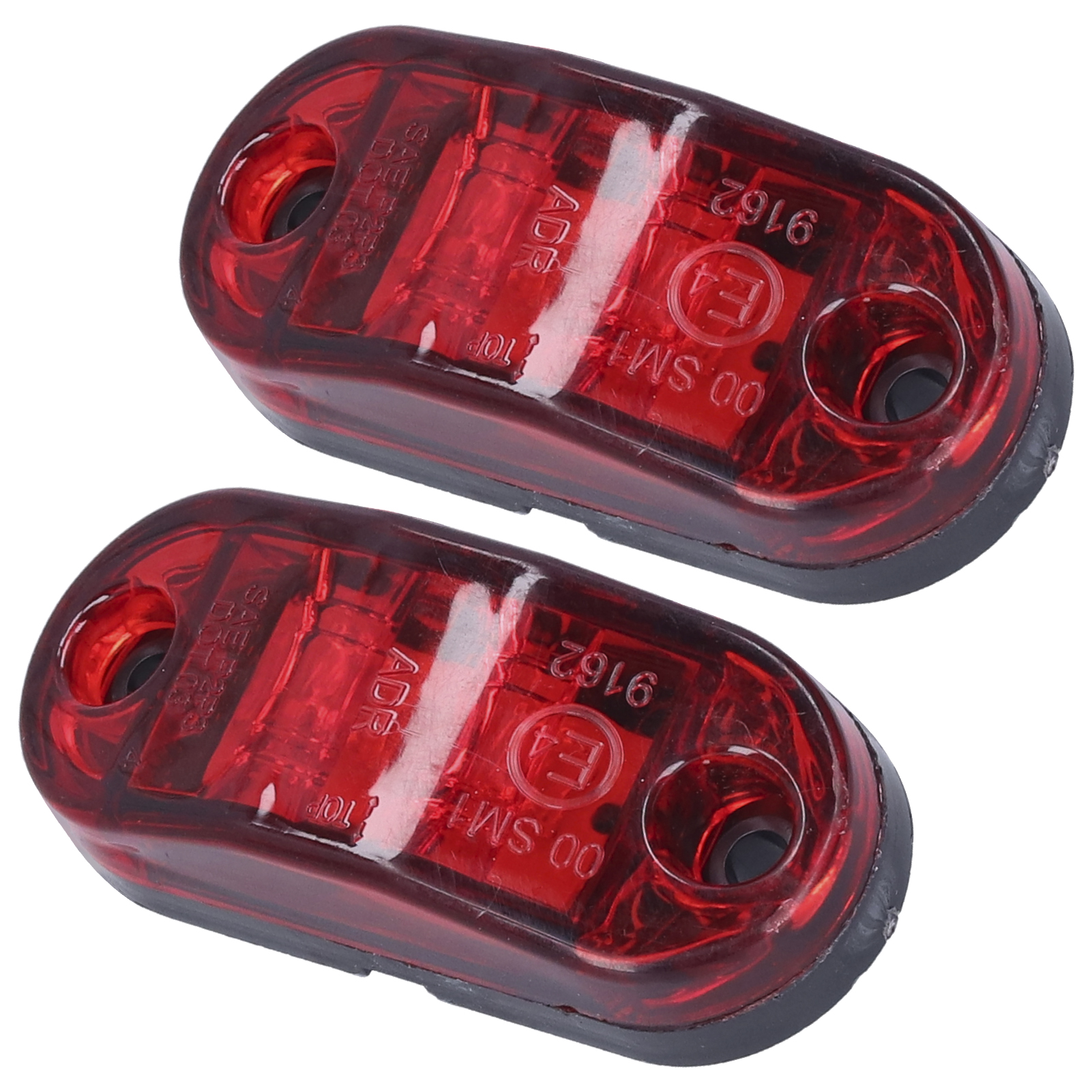 Led-seitenmarkierungsleuchten (10–30 V), Ultrahelle Blinker Für Pkw, Lkw, Anhänger Und Wohnmobile – Rot