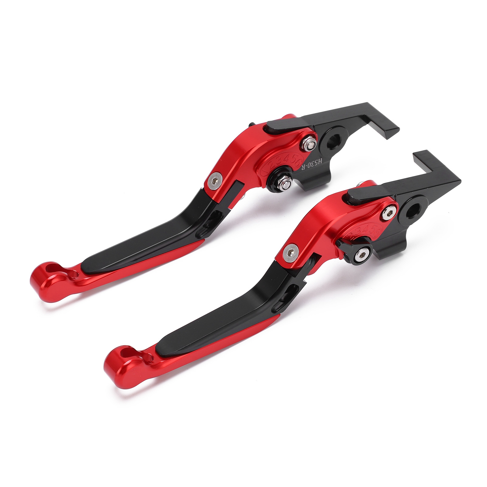 Verstellbarer Brems- Und Kupplungshebel Aus Cnc-gefräster Aluminiumlegierung Für Yamaha Tmax 530 (2012–2019), Rot