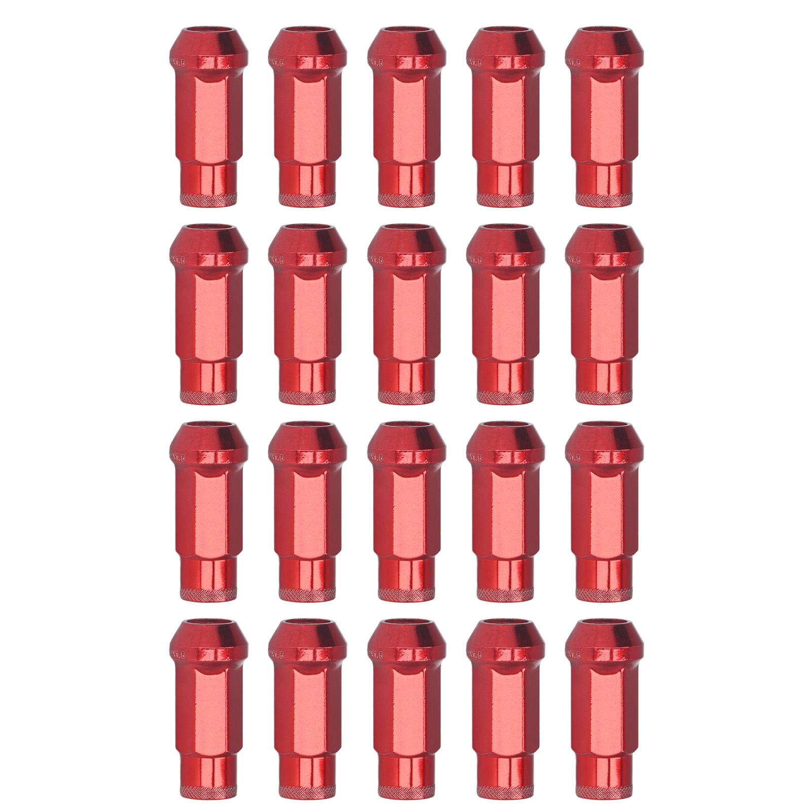 M12x1,5 X20 Radmuttern Mit Steckschlüssel, Hochfeste Ersatzmuttern Für Ford Focus, Rot