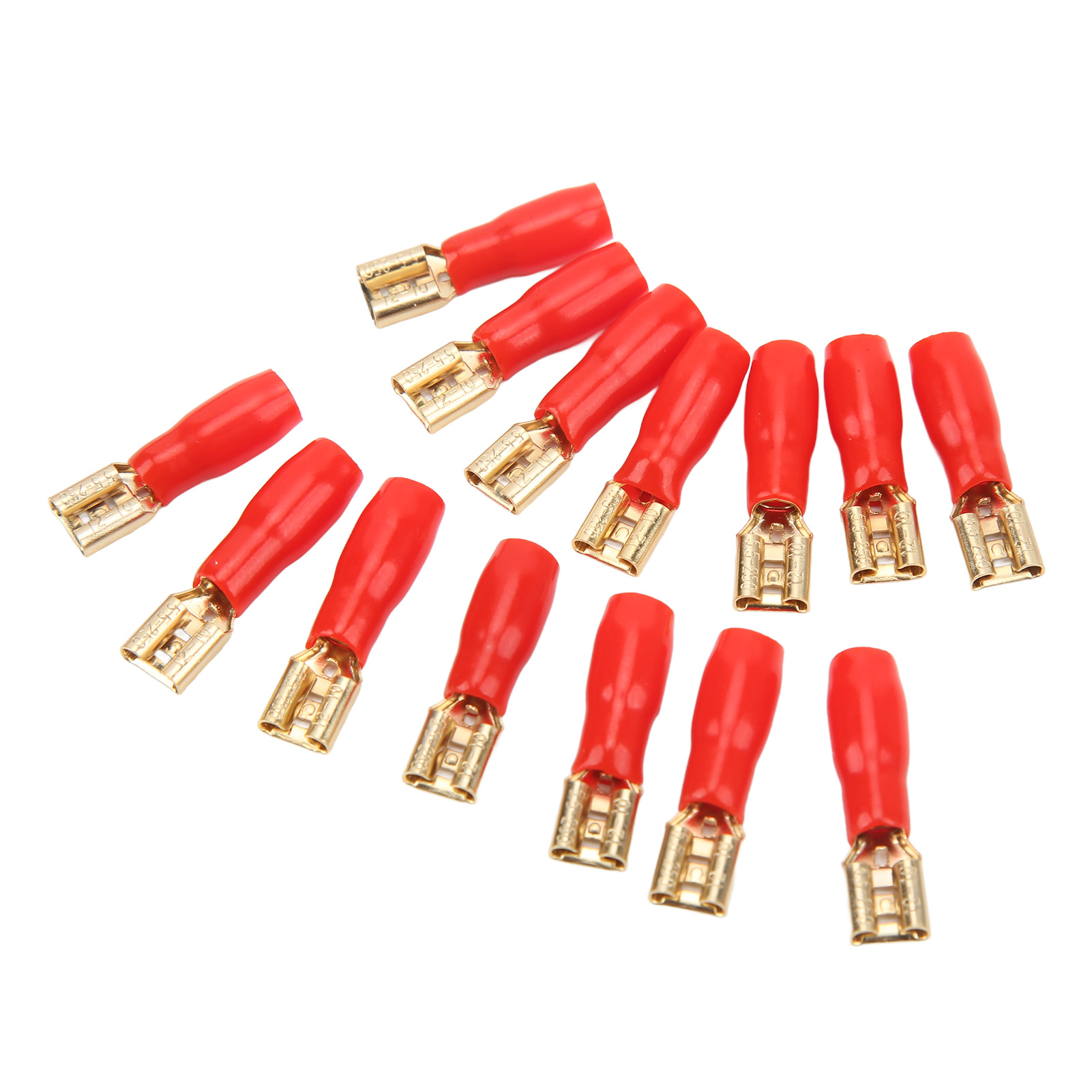 100 Stück Crimp-anschlüsse Aus Reinem Kupfer Mit Schrumpfschlauch Für Verteilerkästen, Autos, Boote, Solaranlagen Und Haushalte.
