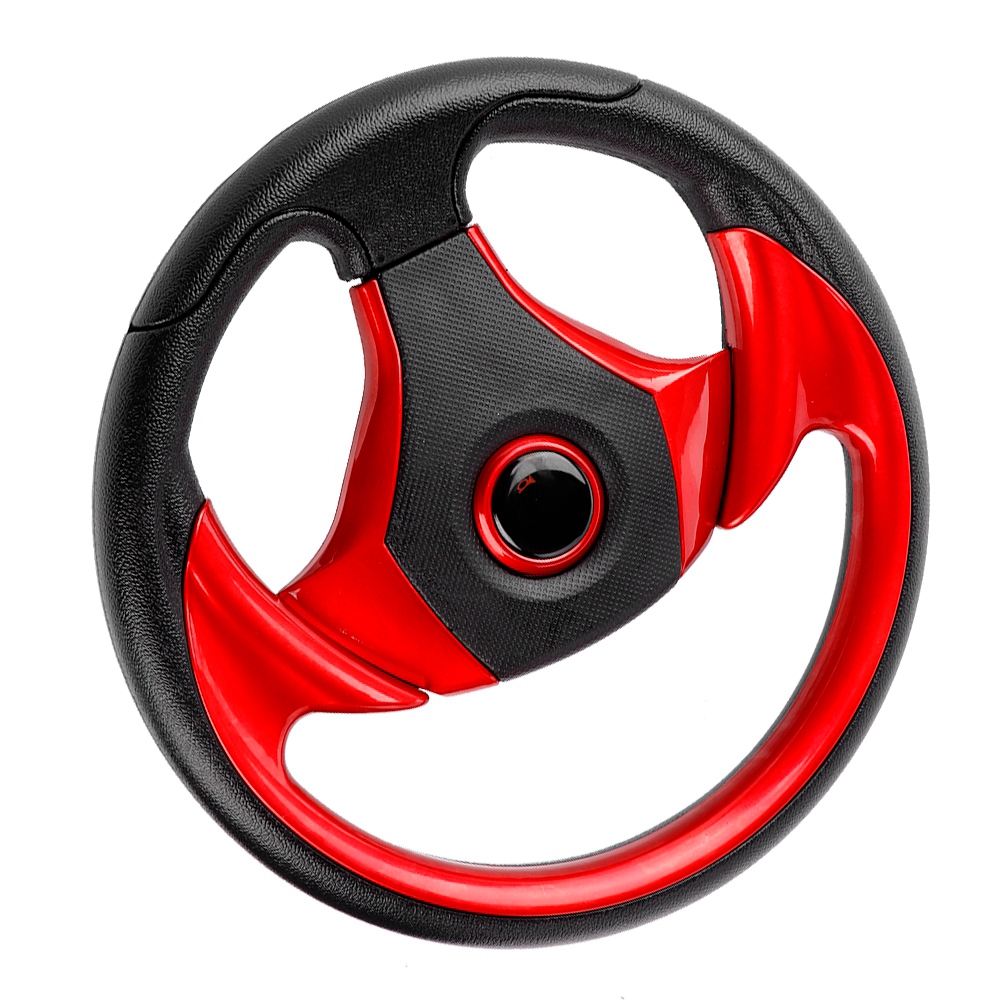 Rotes 320 Mm (13 Zoll) Universal-renn- Und Drift-autozubehör Aus Pu-leder