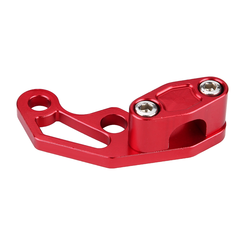 Brems- Und Kupplungszughalterung Aus Aluminium, Motorradlenkerklemme, Rot, 2-teiliges Set