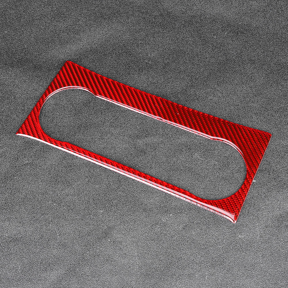 Bedienfeldblende Für Klimaanlage In Carbonfaser-optik, Rot, Für Mercedes-benz C-klasse W204 (11-13)
