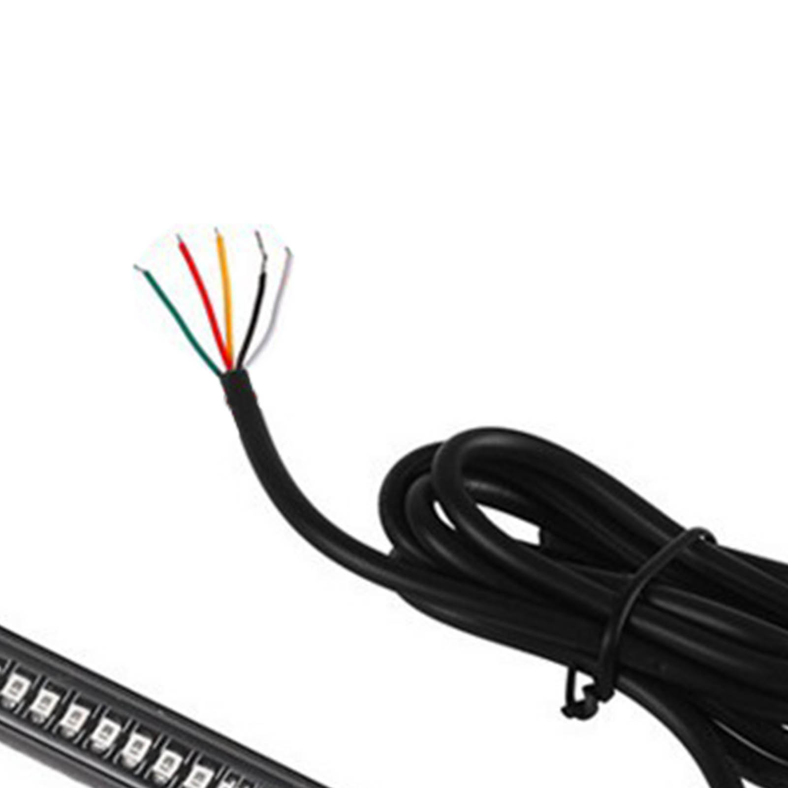 Led-kennzeichenbeleuchtung Für Motorräder, Rot-gelbes Multifunktions-rücklicht, Modifizierter Blinker, 12-15v, Leistungsstarke Beleuchtung Zur Individuellen Gestaltung