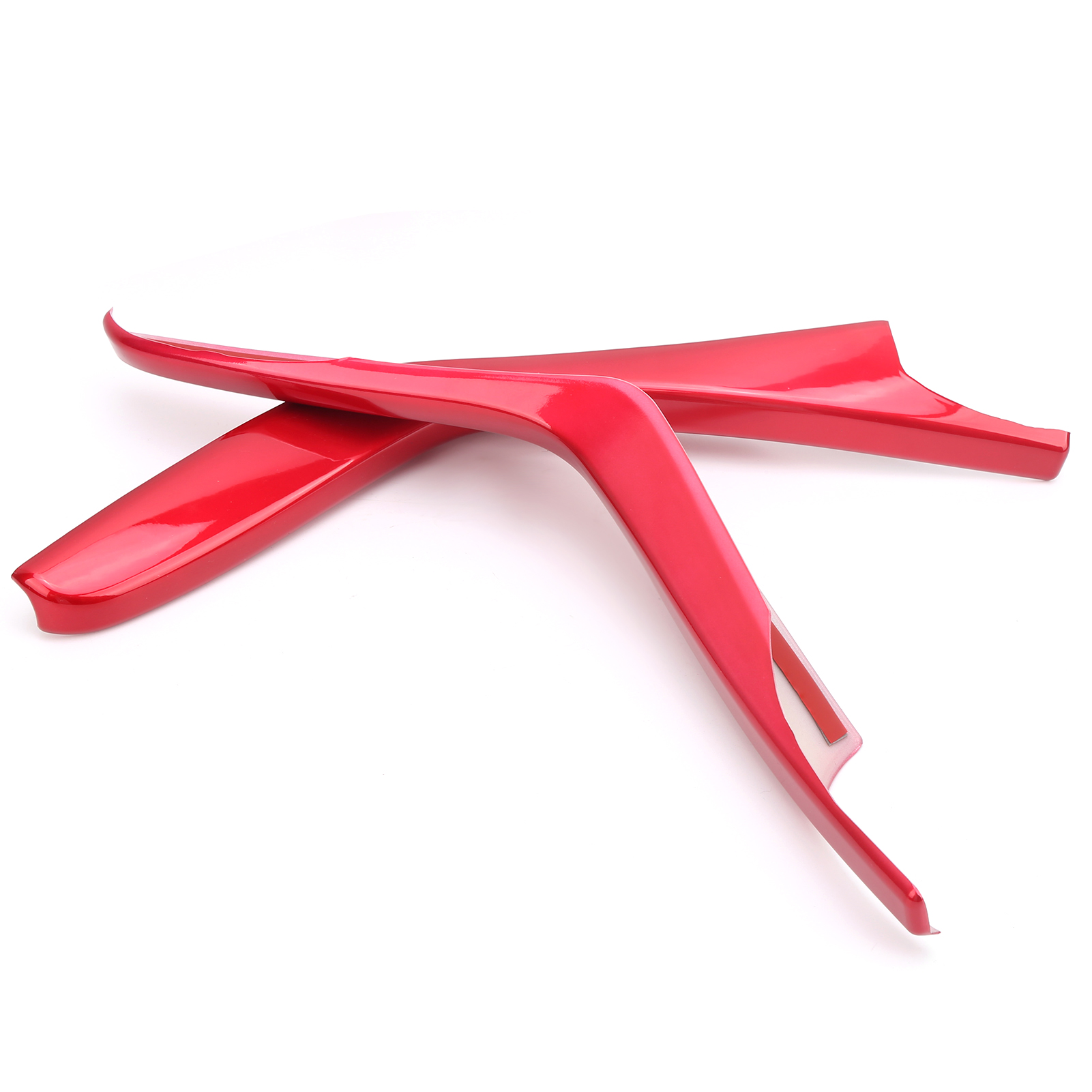 Zwei Zierteile Für Das Armaturenbrett Des Honda Civic (2016–2020), Abdeckung Für Den Schalthebel, Rotes Interieur-zubehör, 2-teiliges Set