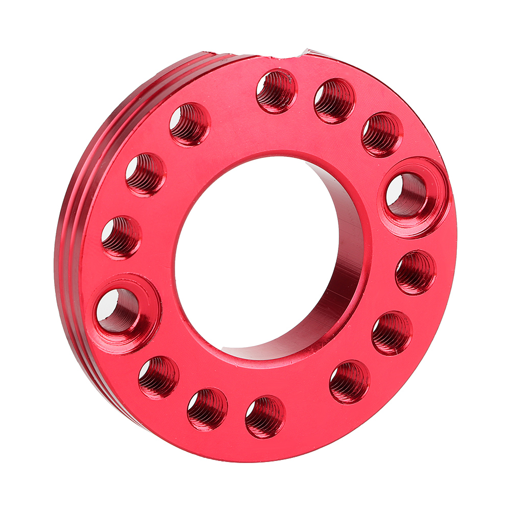 28mm Cnc-gefräste Vergaserregler-ansaugrohr-krümmerplatte Für Motocross- Und Pitbikes (rot)