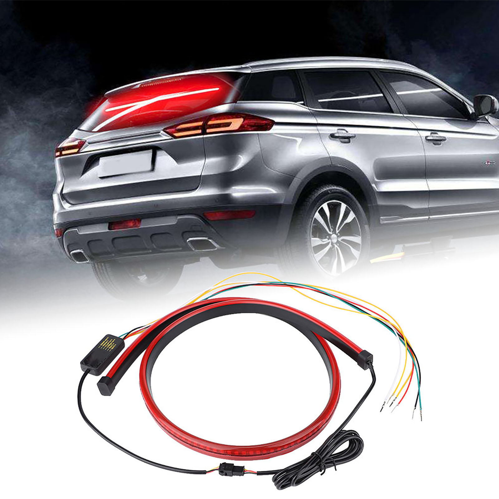 90 Cm Led-bremslichtleiste, Rücklichtleiste Für Fahrzeugsignale, Hochmontiertes Bremslicht, Blinkerleiste Für Autos, Rotes Warnlicht