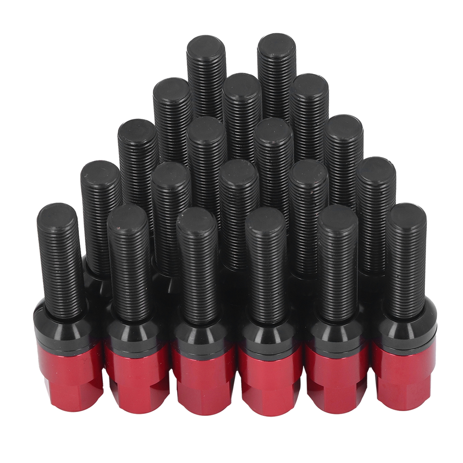 M14x1,5 Radmuttern, 45 Mm Kegel, 17 Mm Schaft, Universelles Kfz-zubehör, Rot