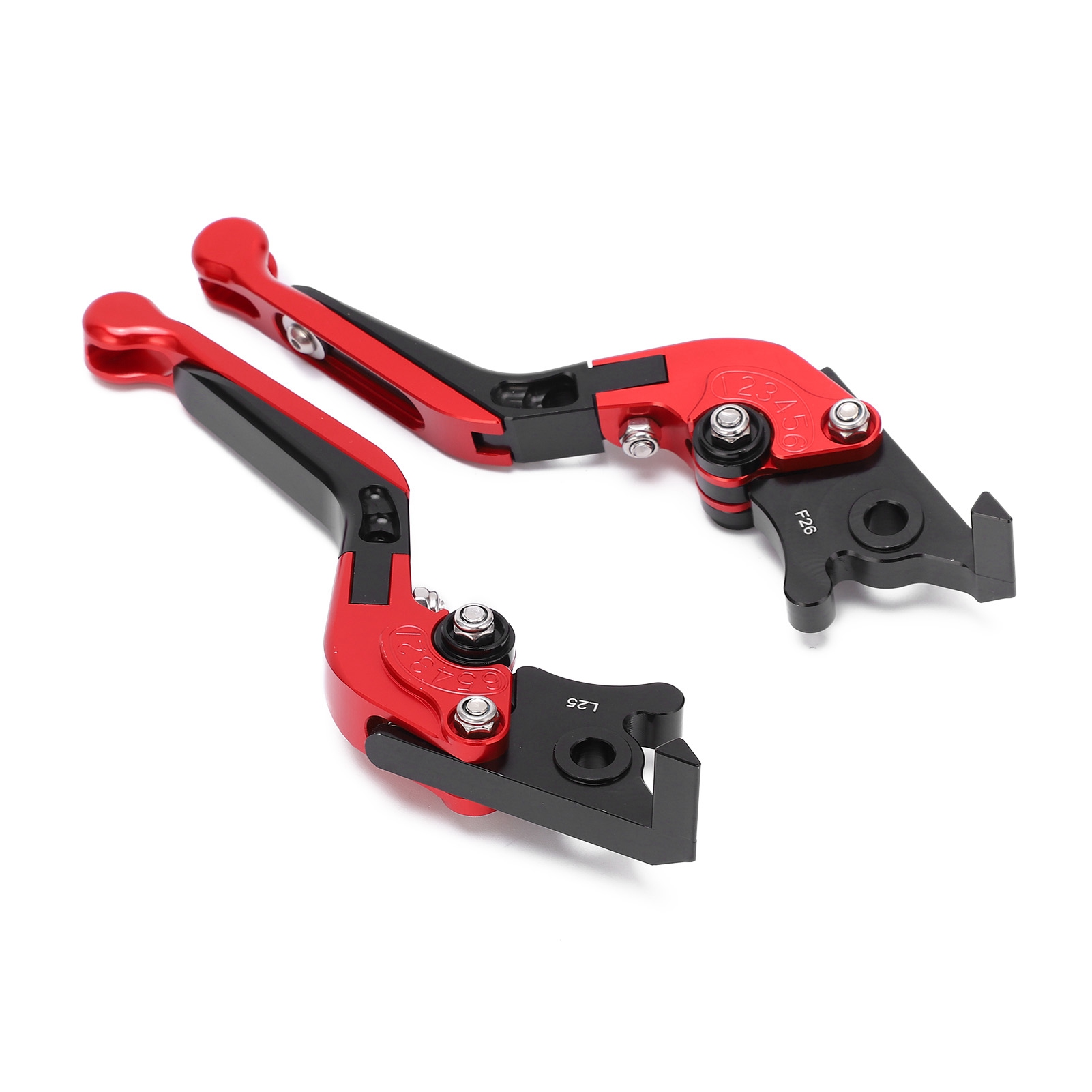 Vorder- Und Hinterradbremshebel Für Yamaha Nmax 155 Motorrad (2015-2021), Paar Rote Bremshebel, Motocross- Und Pitbike-ersatzteile, Hochleistungs-ersatzteile.