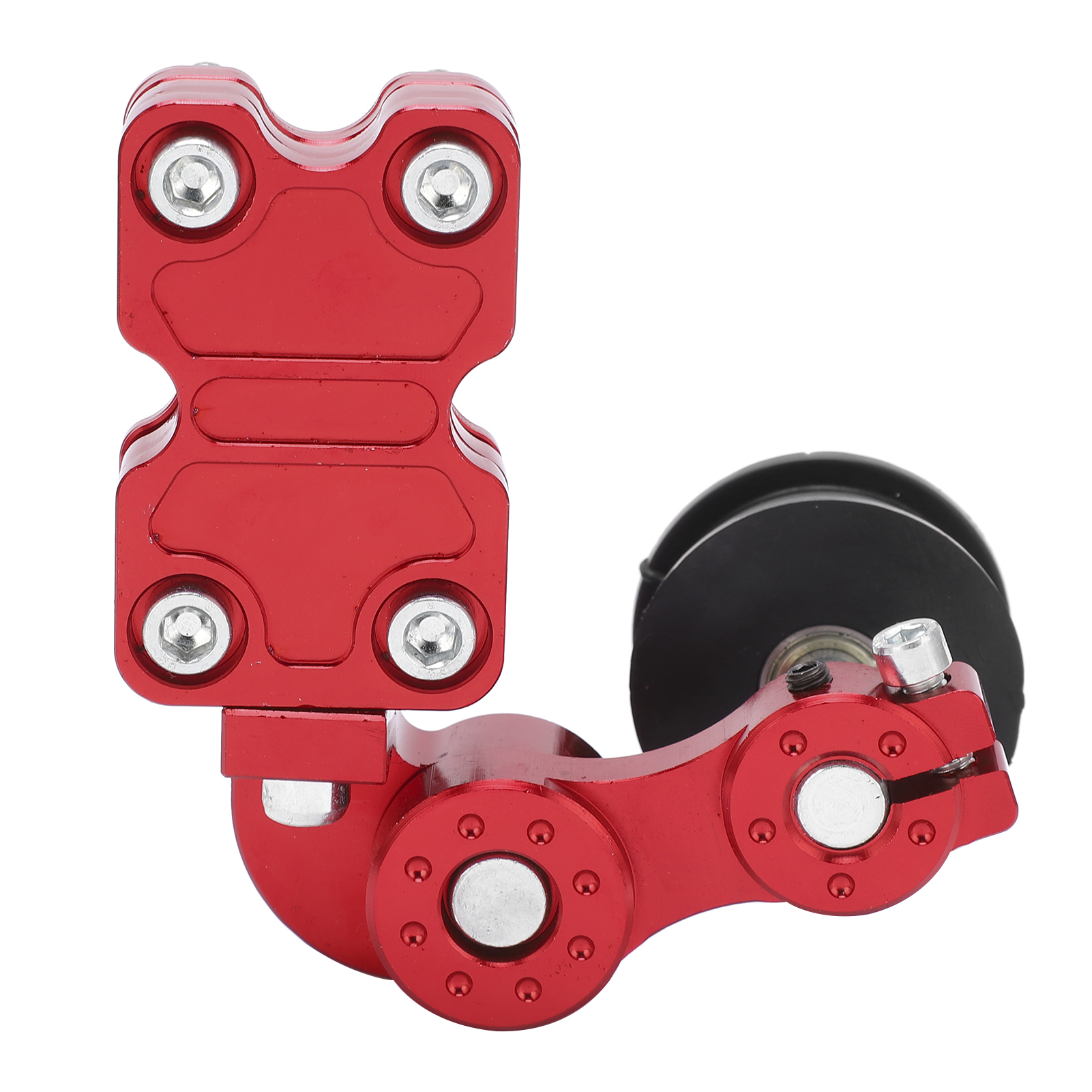 Universeller Automatischer Motorradkettenspanner Für Atv, Quad, Offroad, Motocross, Trail, Kettendämpfer, Hochleistungsteil, Rot