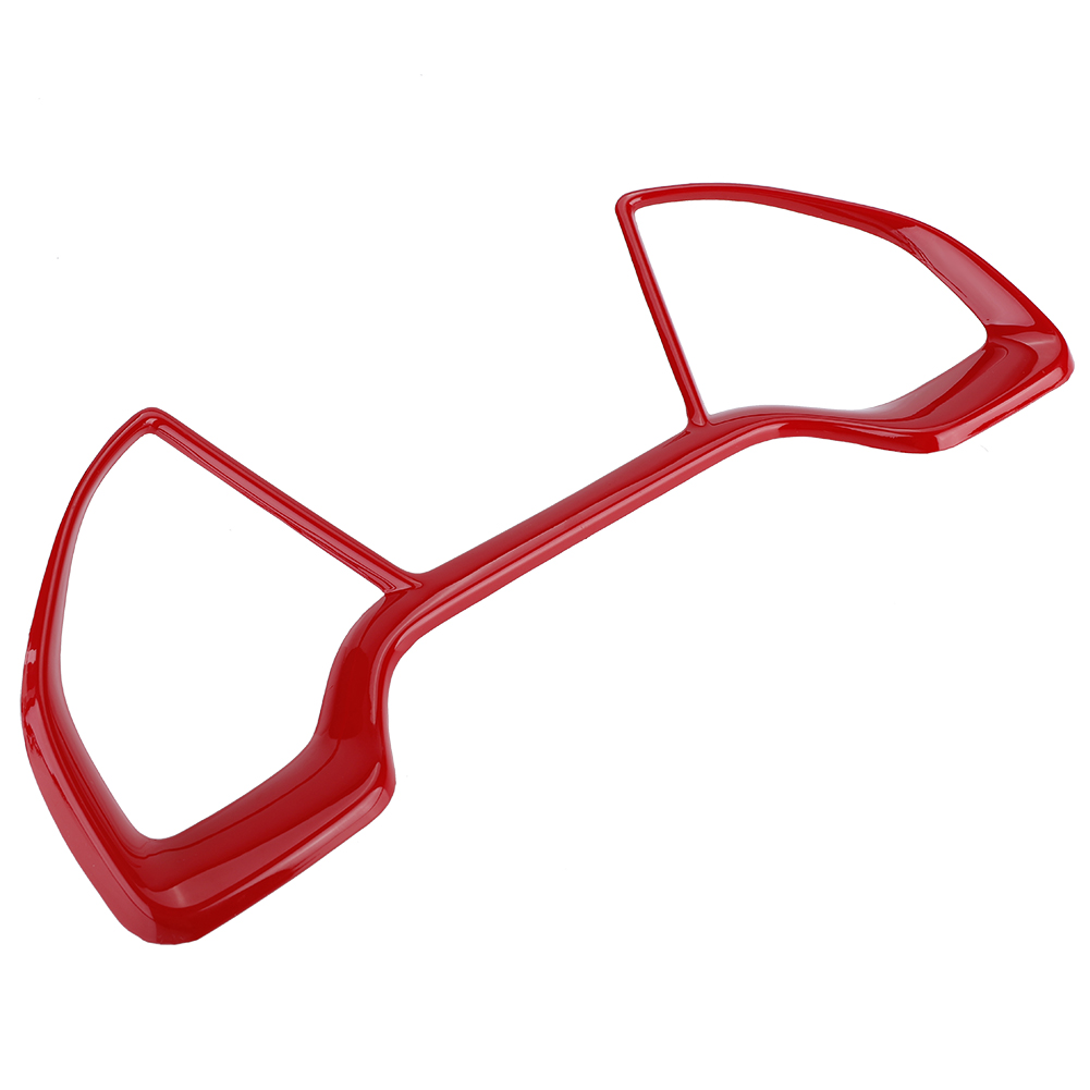 Zierringe, Instrumentenblenden, Interieurleisten Für Honda Civic 10. Generation (2016–2018), Rot, Tuning-armaturenbrettringe, 4-teiliges Set