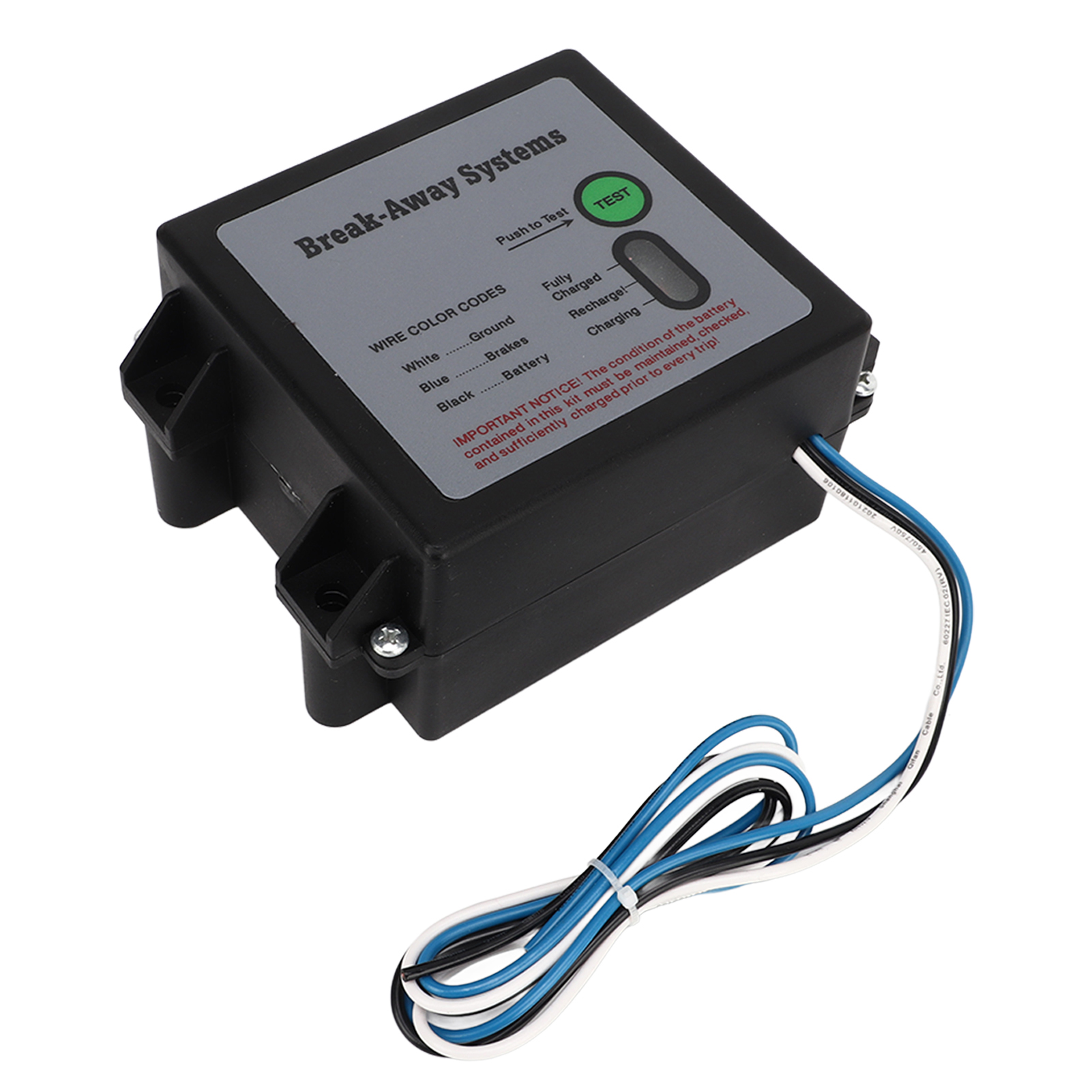 Anhängerbremsen-abreißset, Elektrisches Abreißsystem Mit Led-anzeige Für 12-v-fahrzeuge