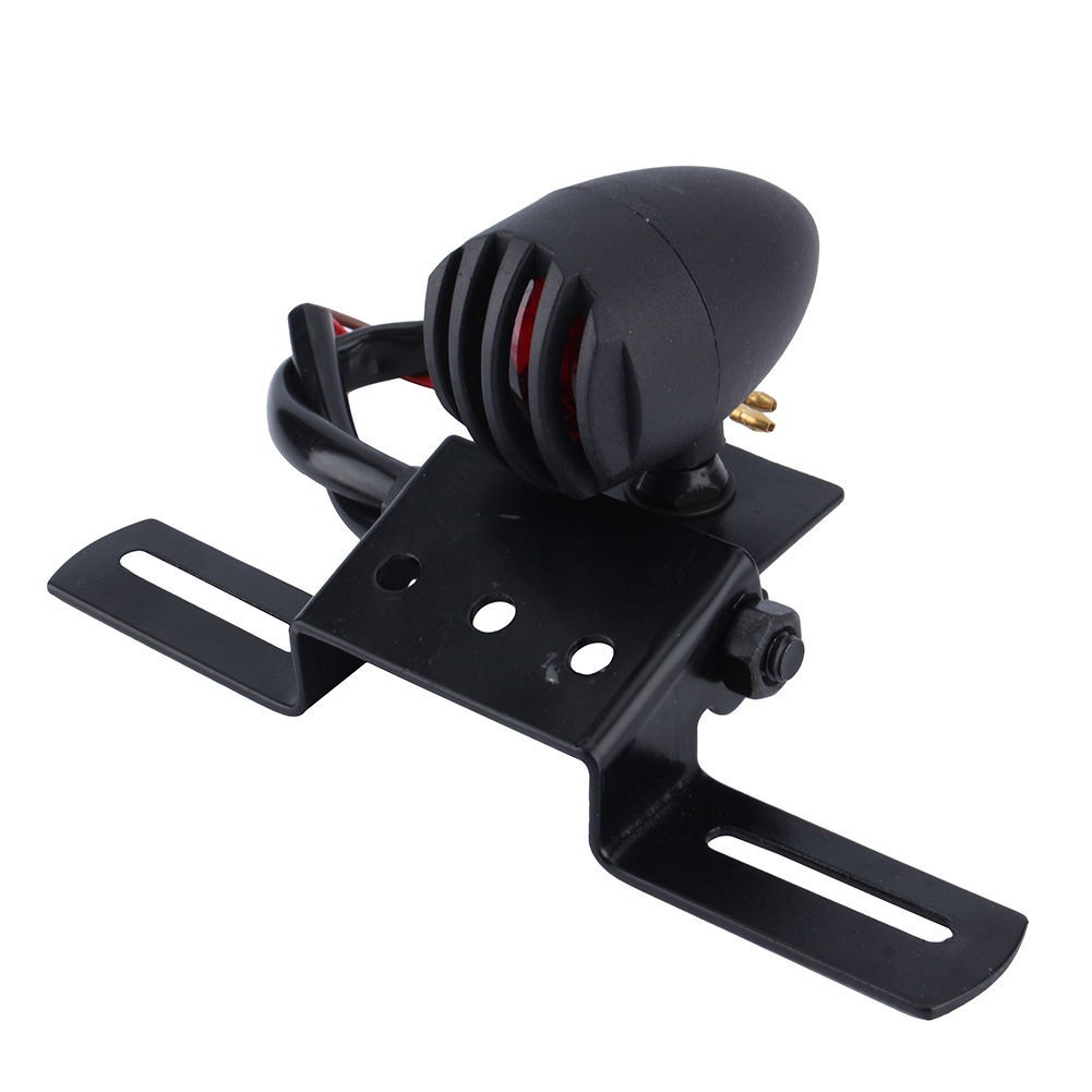 Universelle 12v 10w Schwarze Motorrad-bremsleuchte, Led-rücklicht, 12-volt-signalleuchte, Wasserdichte Motorradleuchte