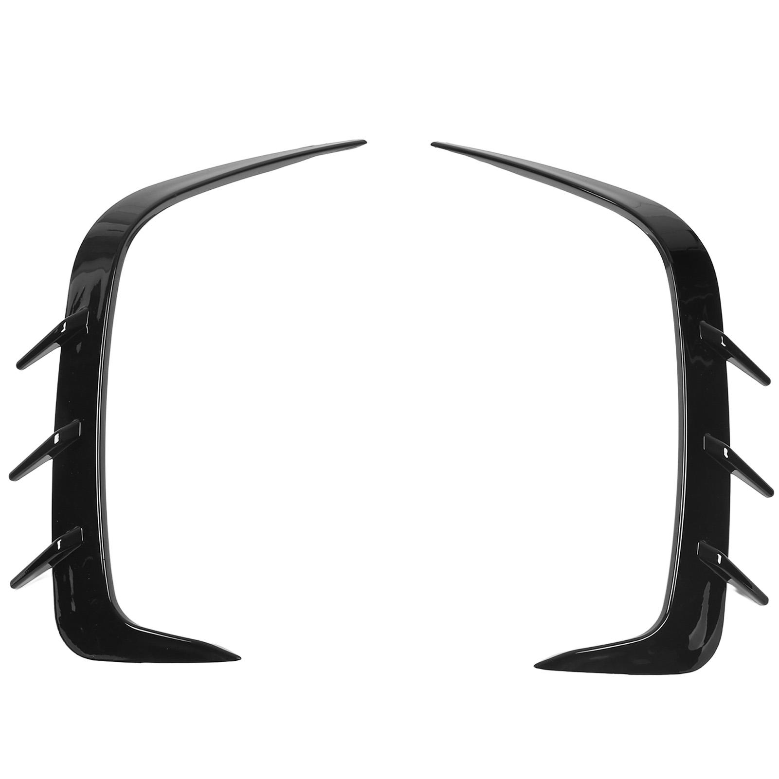2-teiliger Heckspoiler-diffusorrahmen In Hochglanzschwarz Mit Unteren Lufteinlässen Für 4er G22 G23 M Sport