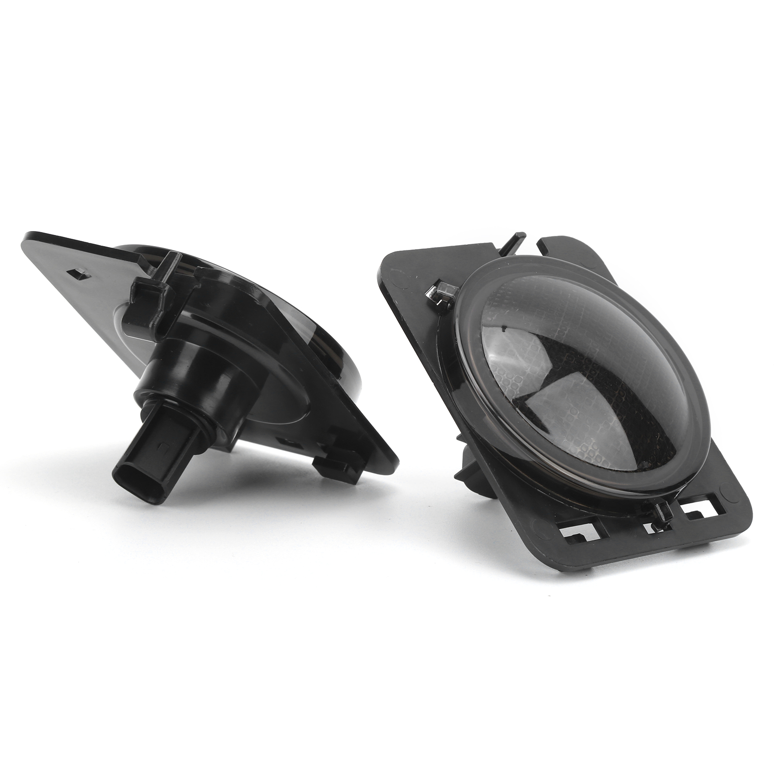 12v Dc Led-seitenmarkierungsleuchten, Getönte Schwarze Linse, Ersatz Für Jeep Wrangler Jk/jku 2007-2018, Wasserdichte Blinker