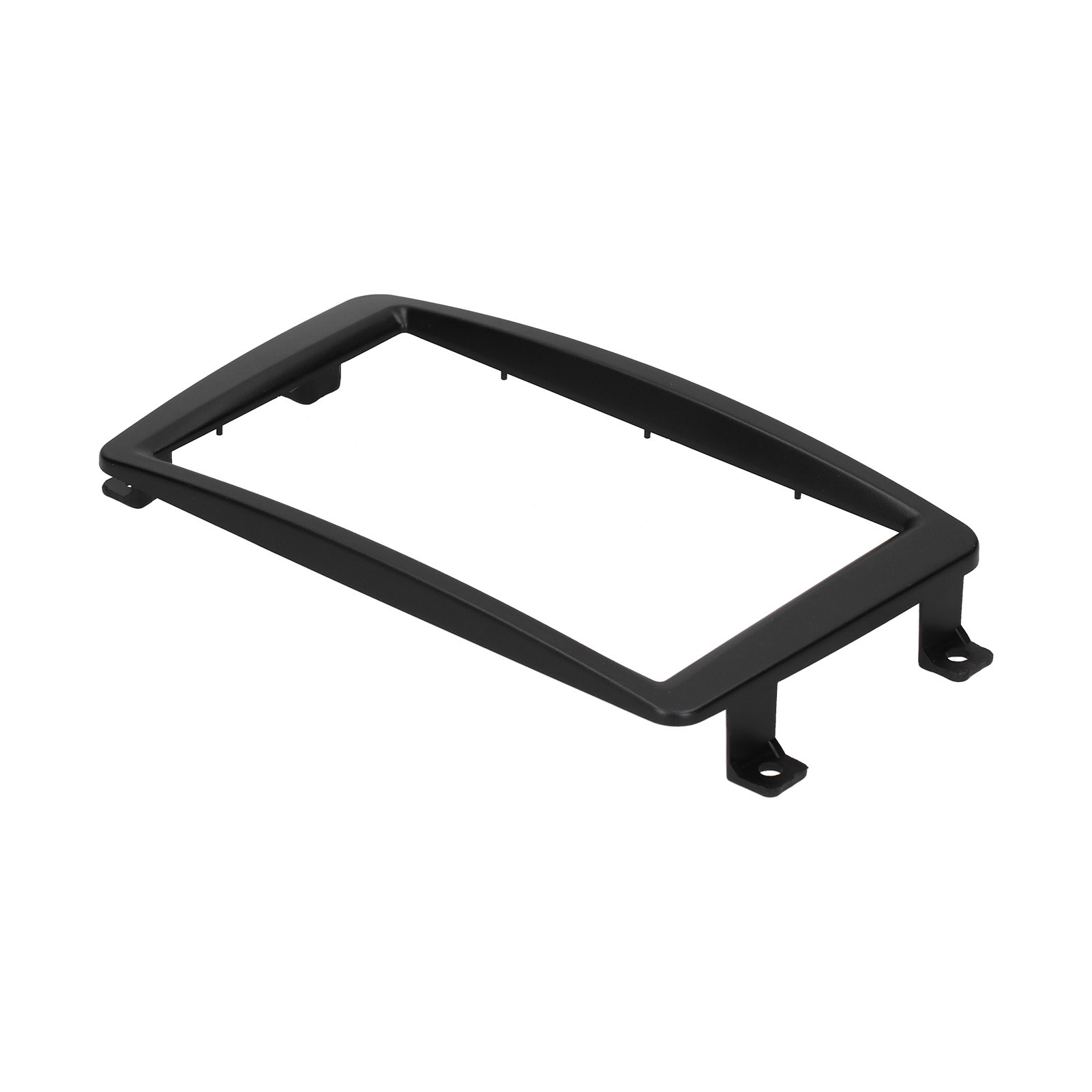 Anpassbarer 2-din-autoradio-einbausatz Für Mercedes C-klasse W203 (2002–2004), Armaturenbrettrahmen, Blende Für Radio/dvd-audio, Schwarzes Abs