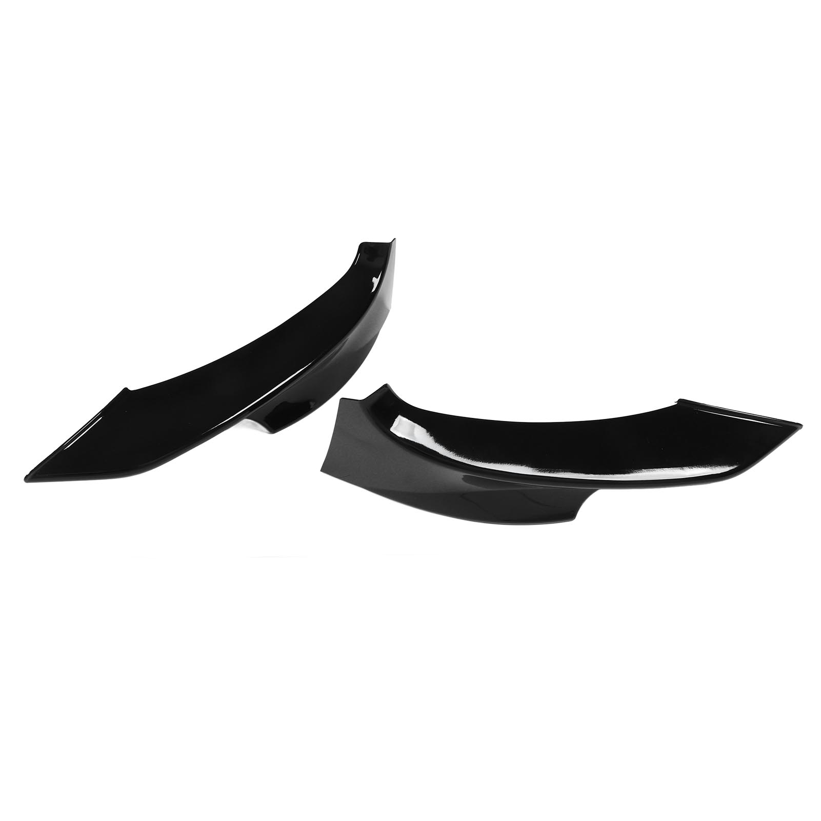 2 Schwarze Frontspoilerlippen, Kompatibel Mit Bmw 3er E92 E93 M Sport 2010-2013 Mit Abs-kit
