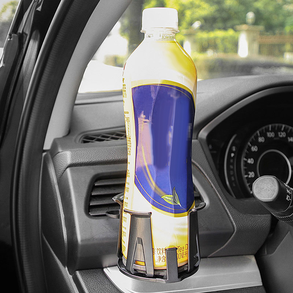 Schwarzer Getränkehalter Fürs Auto, Abs-getränkehalter Fürs Armaturenbrett, Getränkehalter Mit Ablage Für Speisen, Universeller Getränkeorganizer