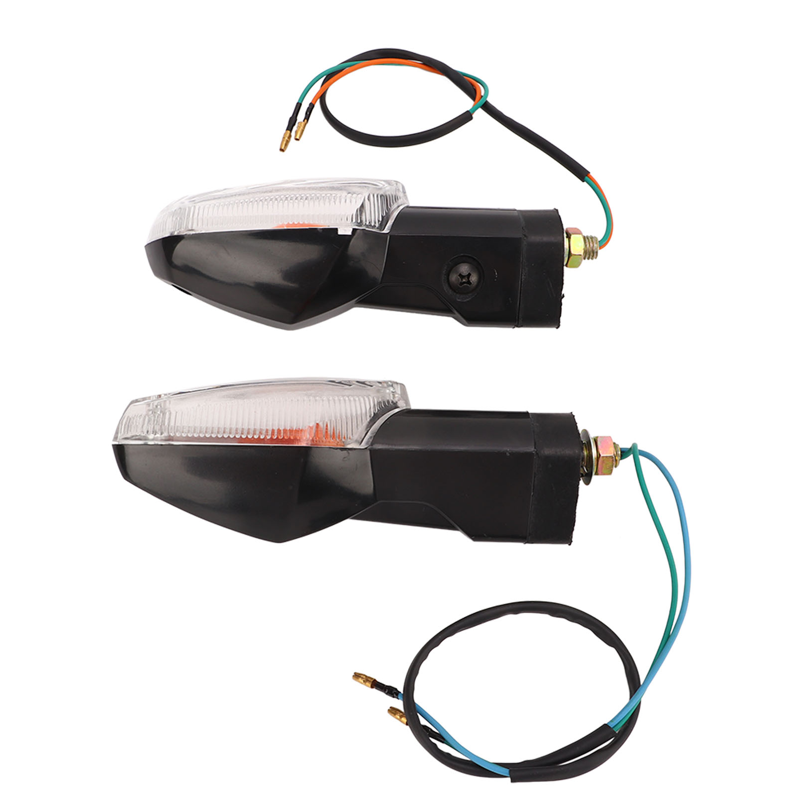 Motorradblinker, 2 Stück, Richtungsanzeiger Mit Klarer Linse, Kompatibel Mit Cbr250 250r Cb300f Cbf 125 150 2013-2017