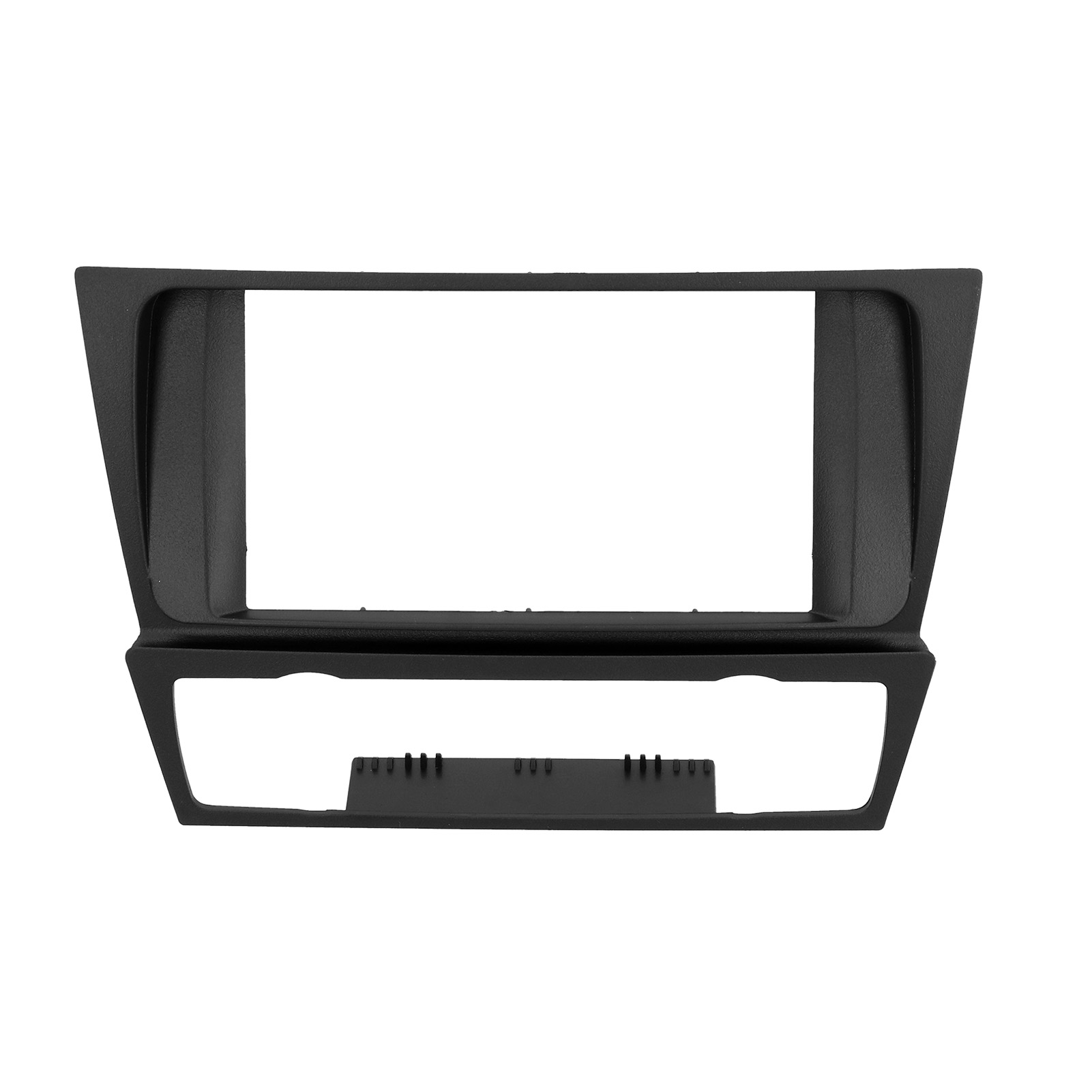 Mittelkonsolenrahmen Für 2din-autoradios, Armaturenbrettersatzteil Kompatibel Mit Bmw 3er E90/e91/e92/e93 (2004–2012), Schwarze Innenausstattung