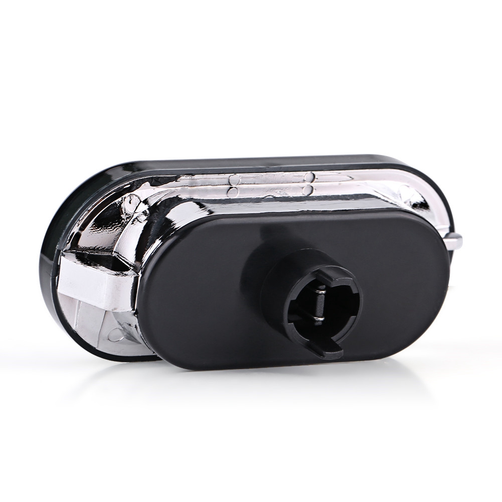 Paar Bernsteinfarbene Led-seitenmarkierungsleuchten Für Bora Mk4 B5 B5.5, Schwarze Linse, Automatische Blinker, 2 Stück