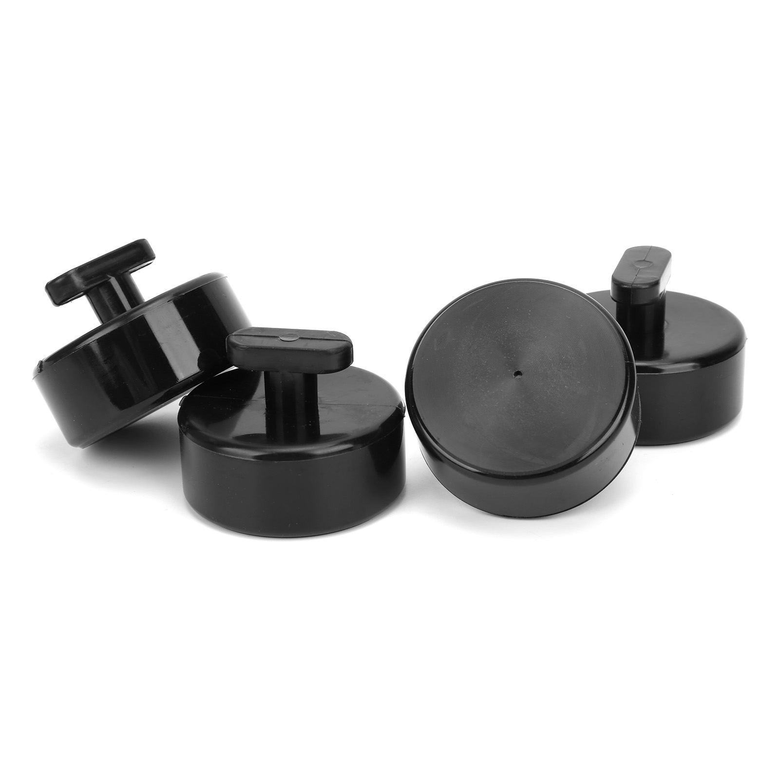 4 Schwarze Gummi-hebeplatten Für Wagenheber, Zubehör Kompatibel Mit Corvette C5 C6, 4 Stück.