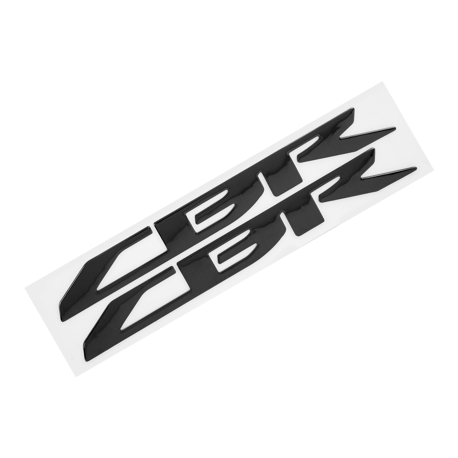 2-teiliger Motorradaufkleber, Dekorativer Klebstoff, Flexibler Kunststoff, Honda Cbr250r 250rr 500r 650r 650f 954 Schwarz