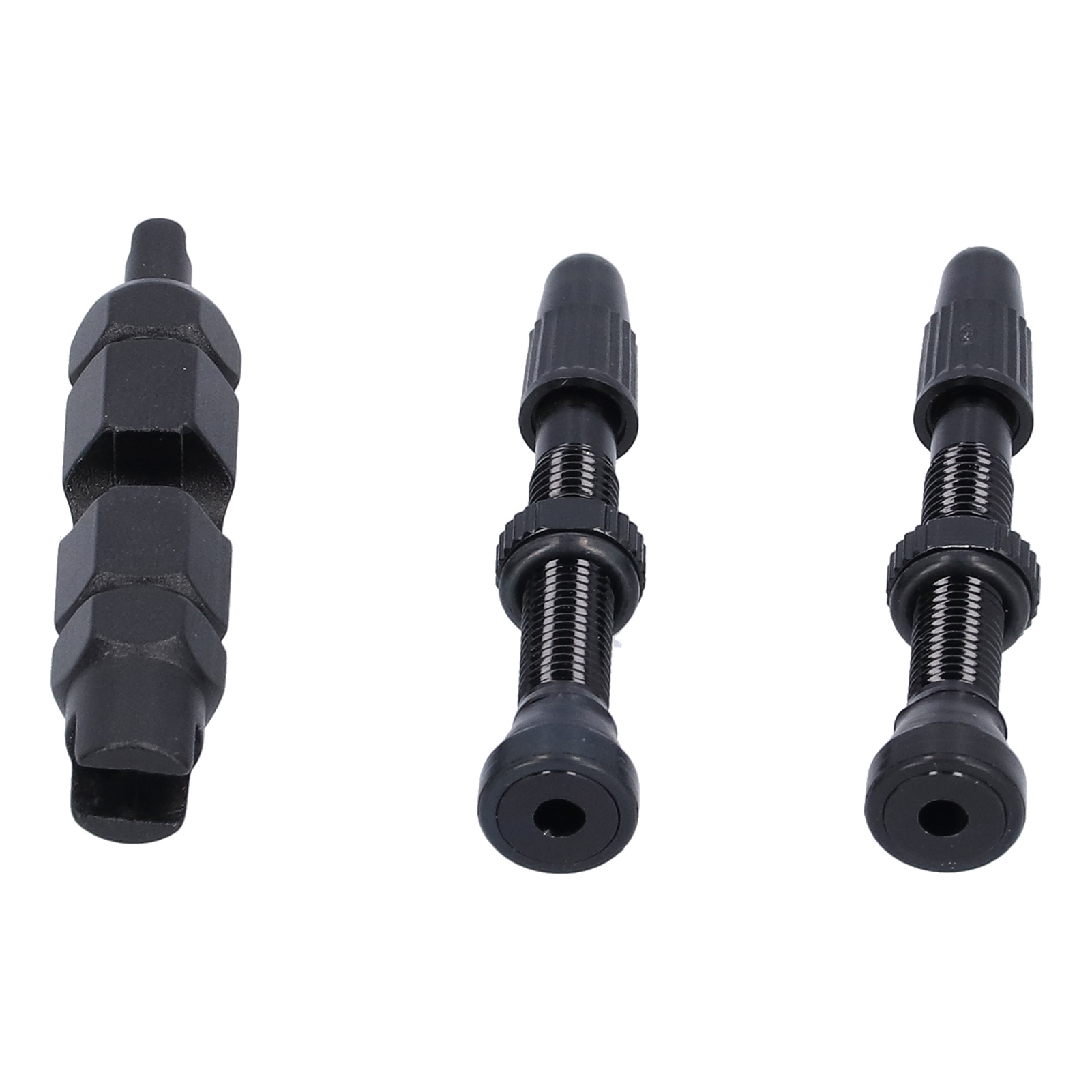 1,6-zoll-tubeless-anti-slip-ventil Aus Aluminiumlegierung Für Rennräder Und Mountainbikes, Schwarzes Zubehör, French-turn-anschluss