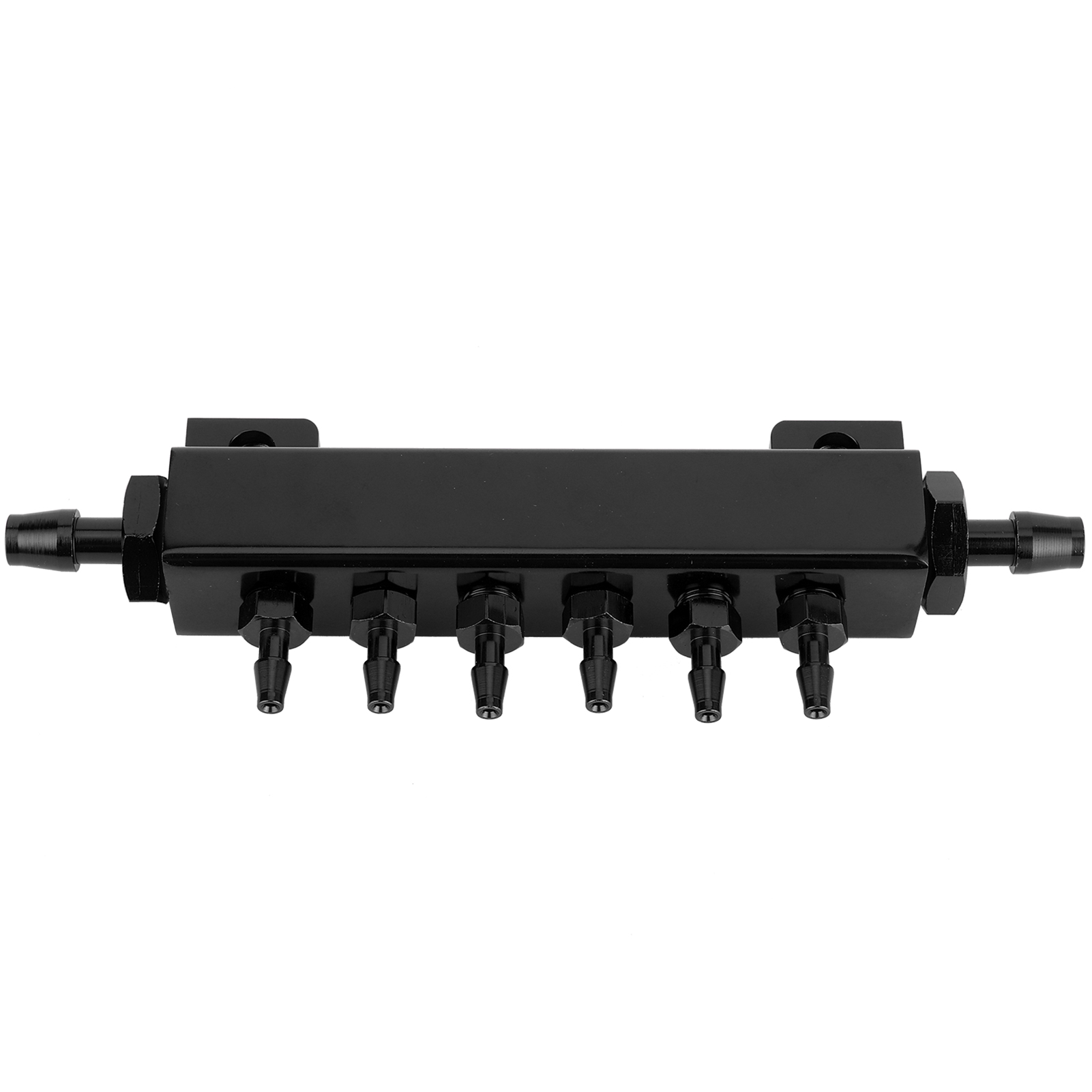 Universeller 6-port-ansaugkrümmer Mit Vakuumsystem, Turbolader, Wastegate, Ladedruckregler, Schwarz, Für Benzinmotoren, Leistungssteigerung, Autoteil.