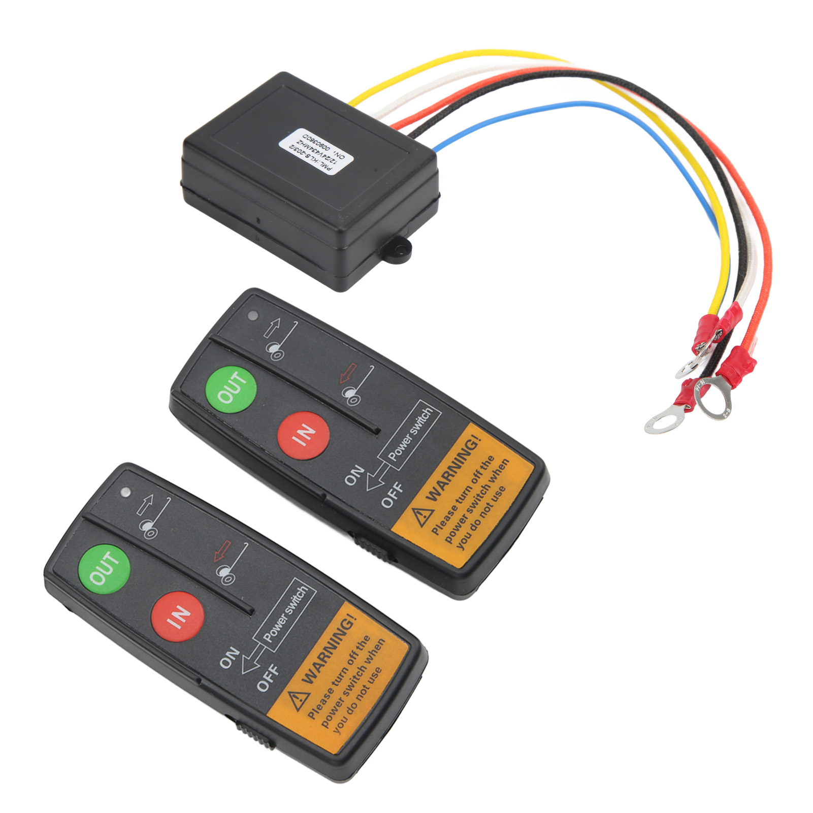 Kabellose Fernbedienung Für 12v/24v-seilwinden, 23 M Reichweite, Hohe Empfindlichkeit, Universell Für Pkw, Atvs Und Lkw, Komplettset