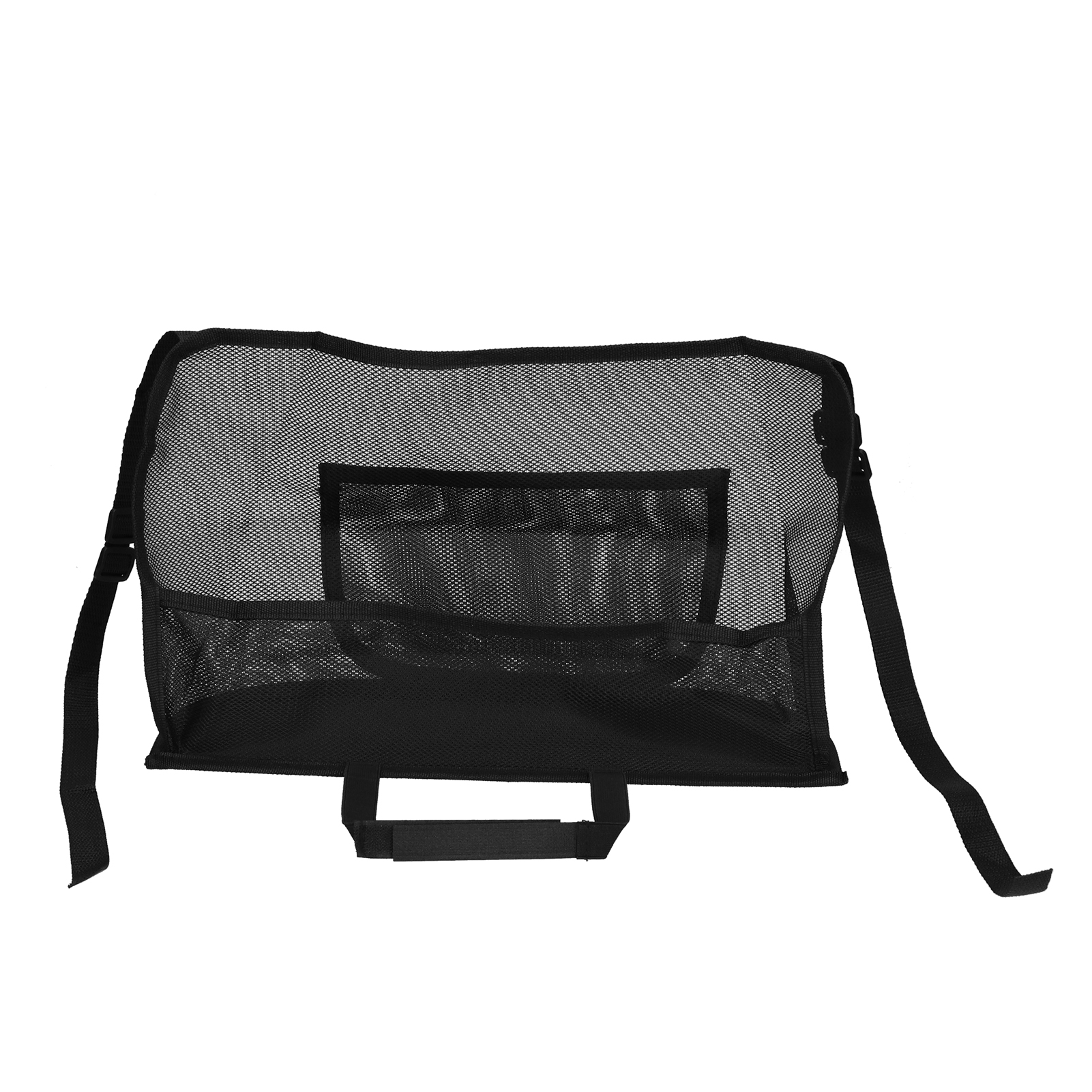 Universelle Netz-aufbewahrungstasche Zwischen Den Sitzen, Schwarze Netz-organizertasche, Trennwand Für Haustiere/kinder, Praktisches Autozubehör