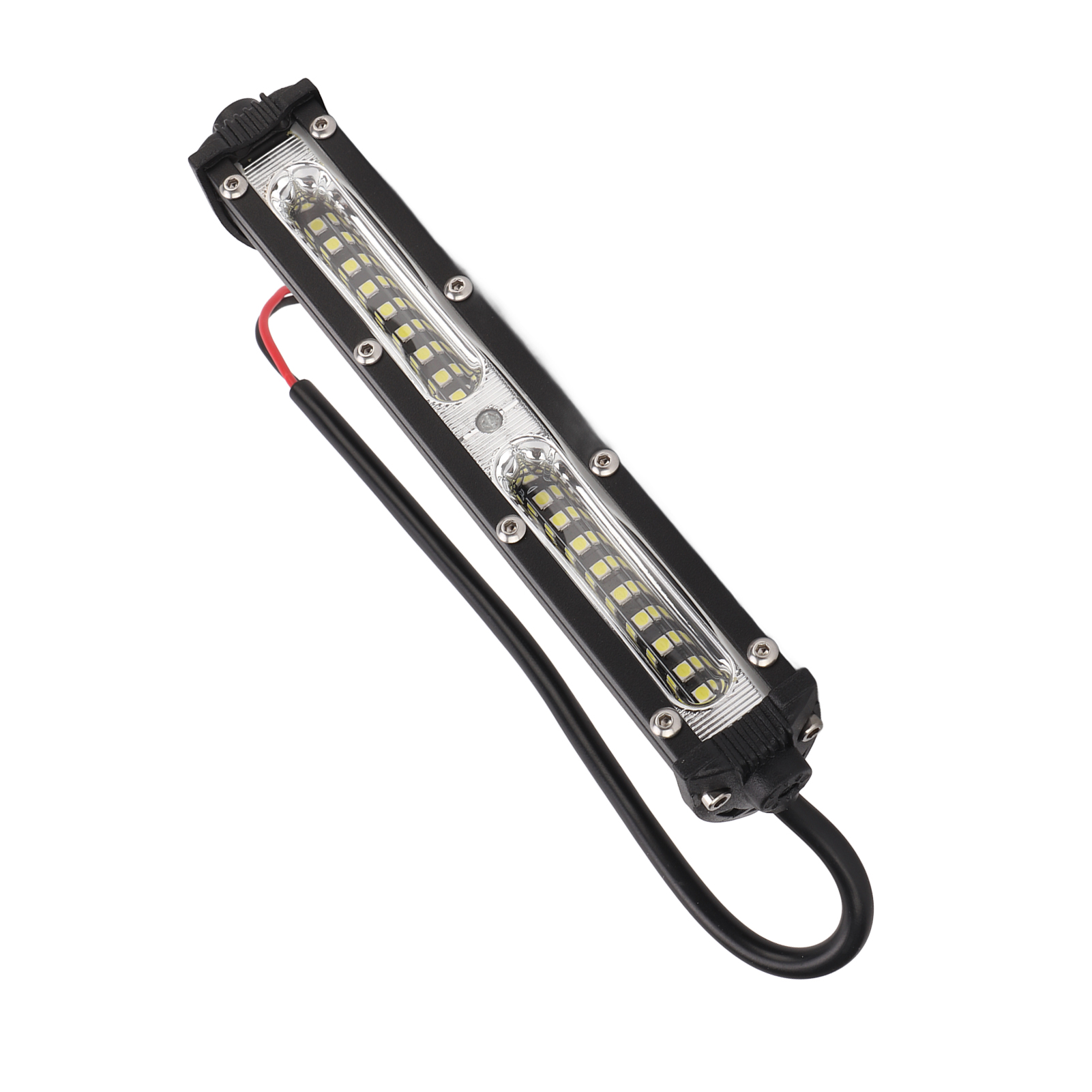 54-w-led-arbeitsscheinwerfer, Einreihige Schwarze Lichtleiste, Universell Für Motorräder, Wasserdichter Offroad-fahrscheinwerfer