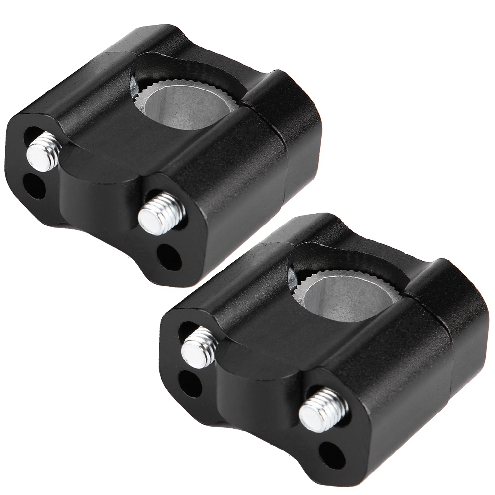 2 Stück Lenkerklemmungen Aus Aluminiumlegierung, 28 Mm, Für Motorräder, Schwarz