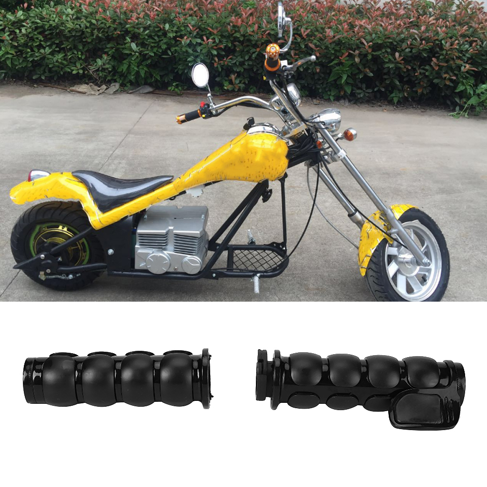 2 Stück 25 Mm Rutschfeste Aluminium-lenkerabdeckungen Für Motorräder, Passend Für Yamaha, Schwarz