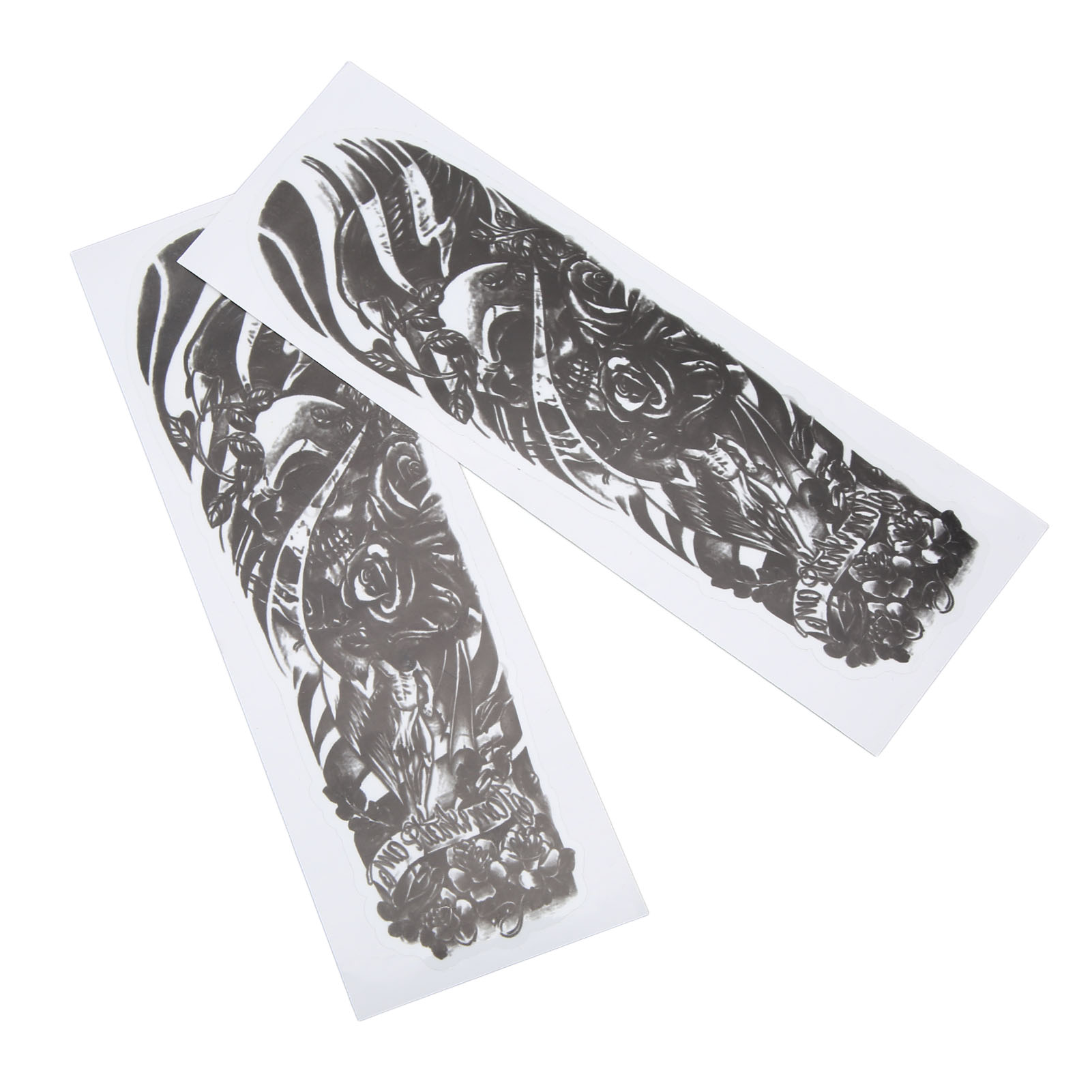 2 Universelle, Dekorative Motorradaufkleber Mit Totenkopf- Und Blumenmotiv, Hochhaftende Aufkleber, Strapazierfähiges Vinylpapier, 2 Stück
