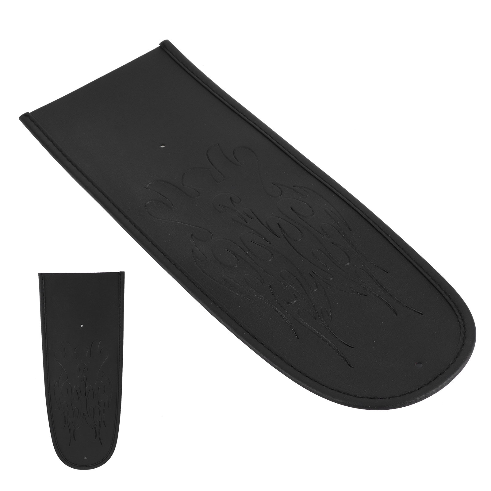 Dekorativer Motorradkotflügel Aus Kunstleder, Schmutzfängerabdeckung, Passend Für Xl 883 1200 48, Schwarz, Individuelles Zubehör