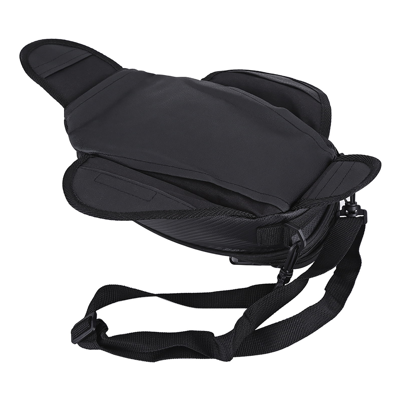 Universelle Schwarze Motorrad-tanktasche, Wasserdicht, Magnetisch, Robust, Wasserdichte Kraftstofftasche Für Den Lenker